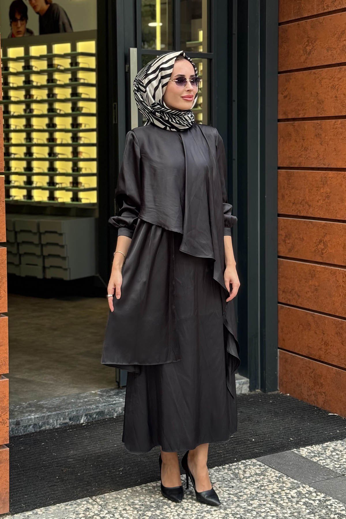 QOOQ Heavy Etekli Takım 27FW217 Siyah