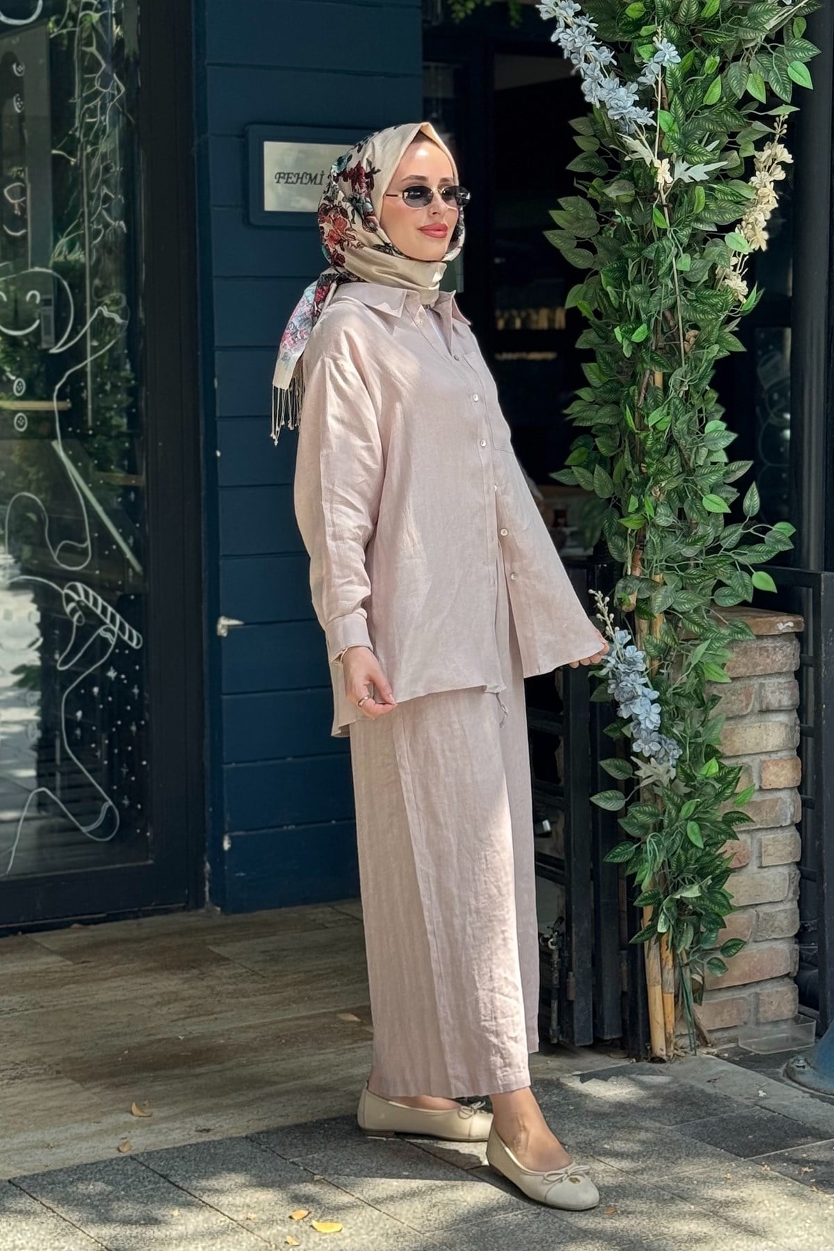 QOOQ Lidya Gömlek 26SS228 Bej