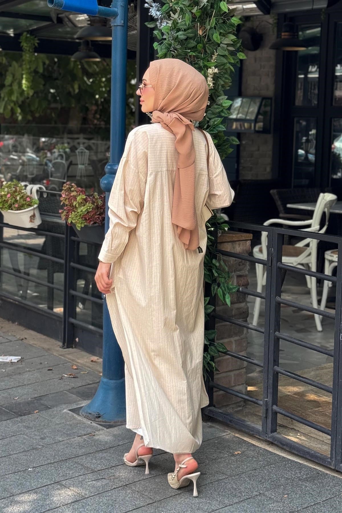 QOOQ Lina Tunik 26SS243 Bej