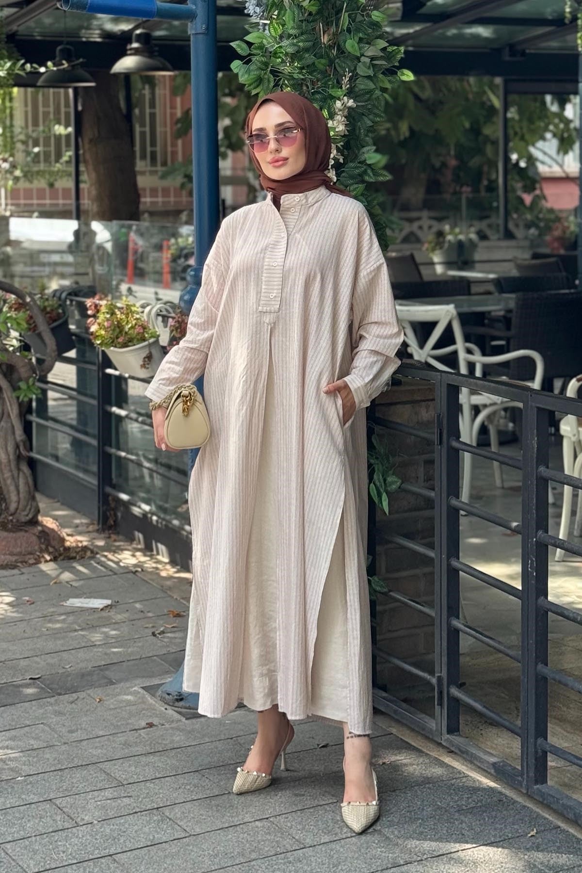 QOOQ Lina Tunik 26SS243 Kırmızı