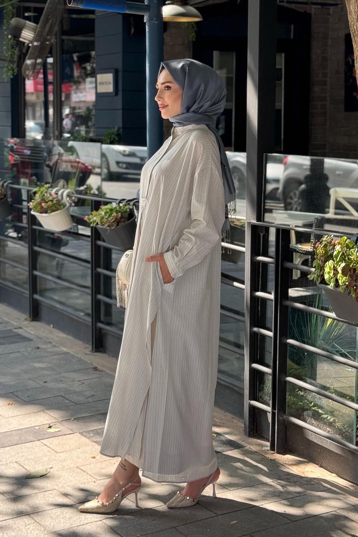 QOOQ Lina Tunik 26SS243 Mavi