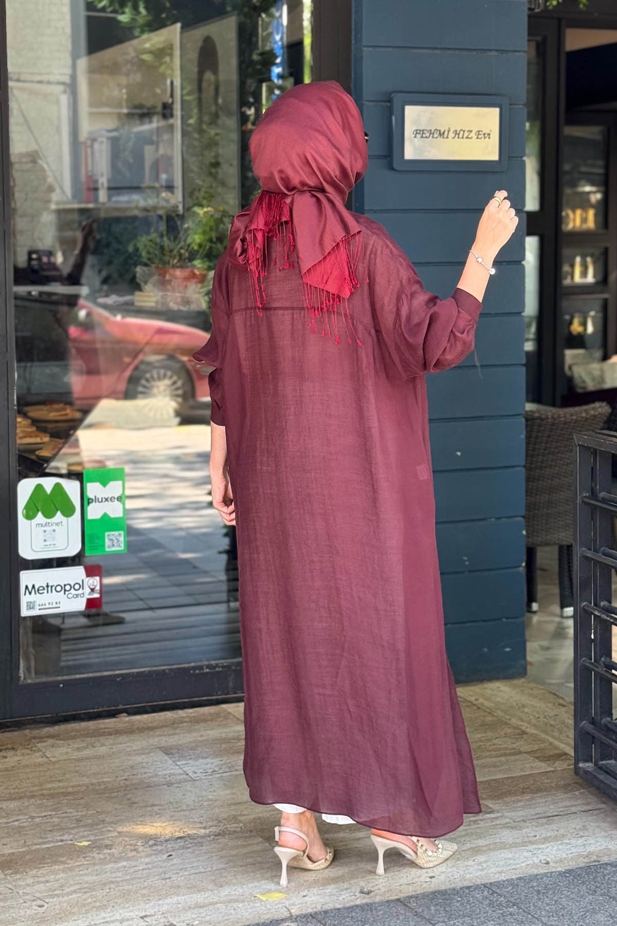 QOOQ Lina Tunik 26SS243 Mürdüm