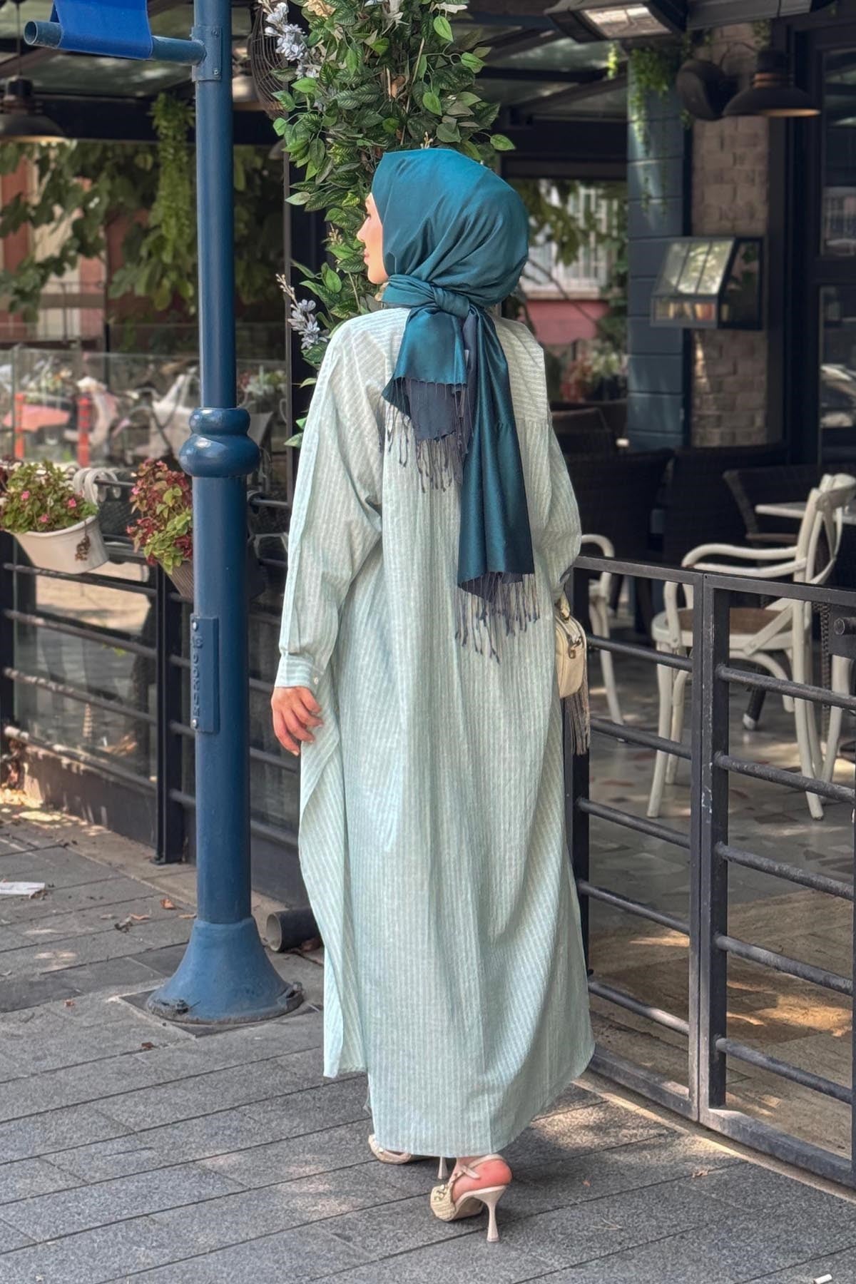 QOOQ Lina Tunik 26SS243 Yeşil