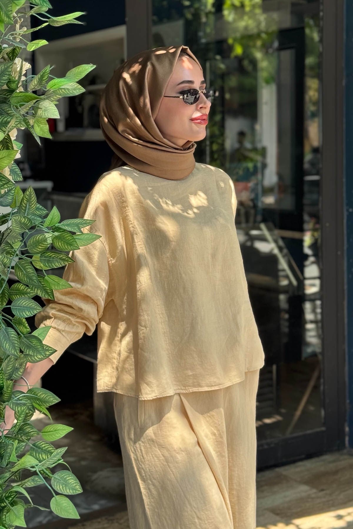 QOOQ Pantolonlu Takım 26SS223T Taş