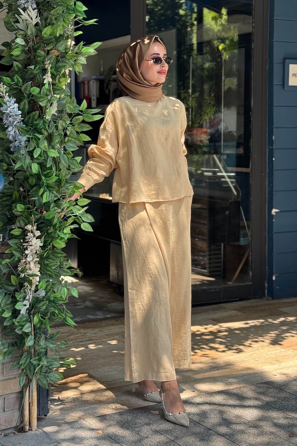 QOOQ Pantolonlu Takım 26SS223T Taş