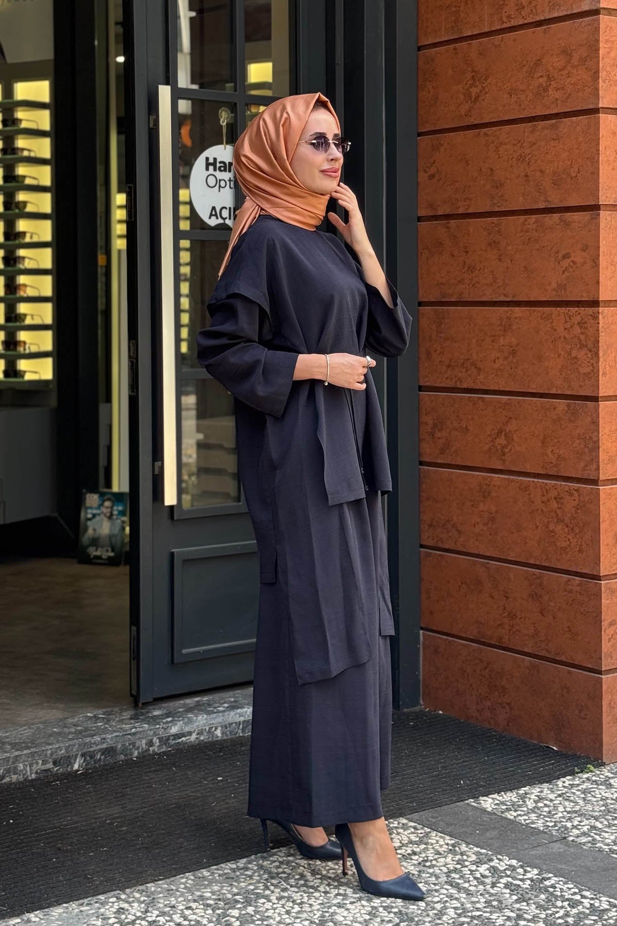 QOOQ Pantolonlu Takım 27FW208T İndigo