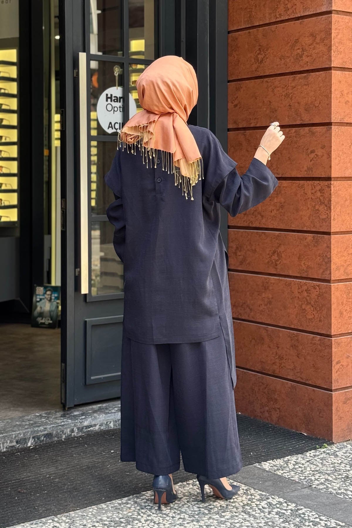 QOOQ Pantolonlu Takım 27FW208T İndigo
