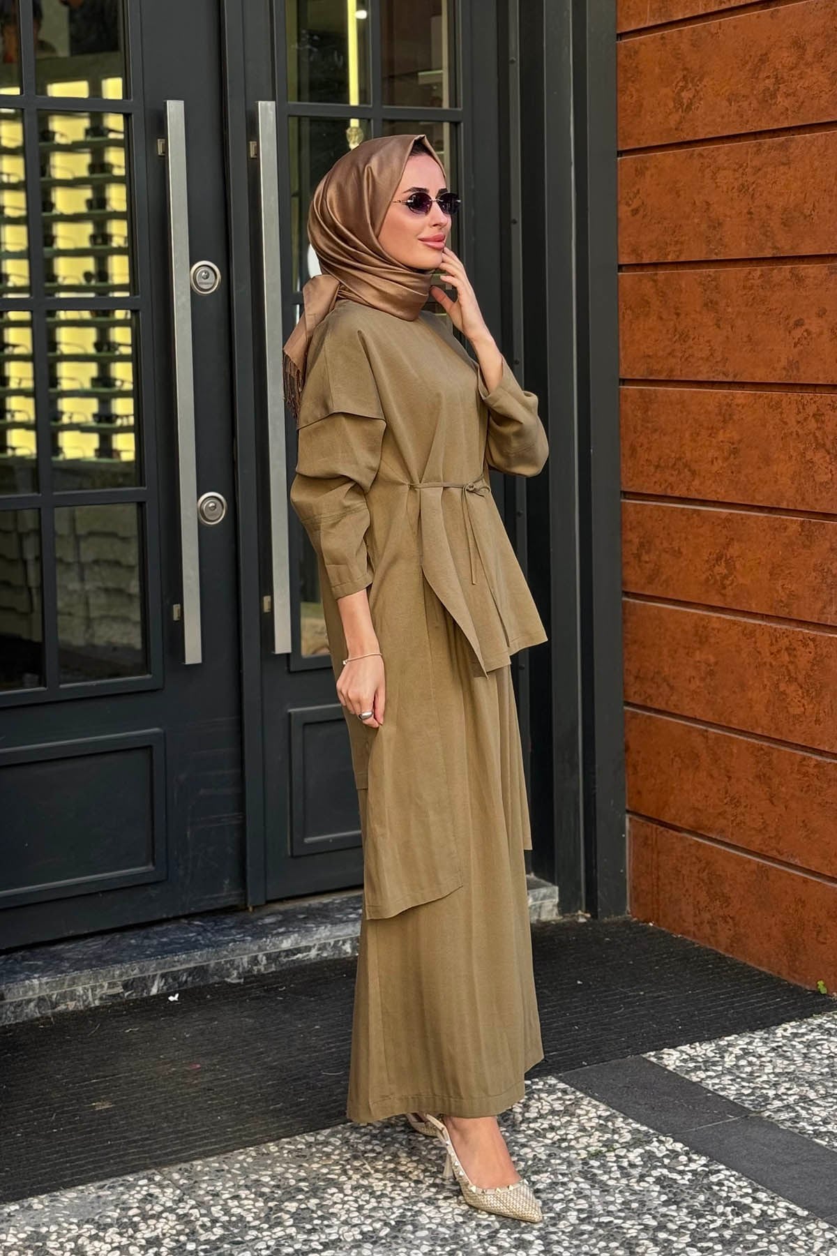 QOOQ Pantolonlu Takım 27FW208T Yeşil