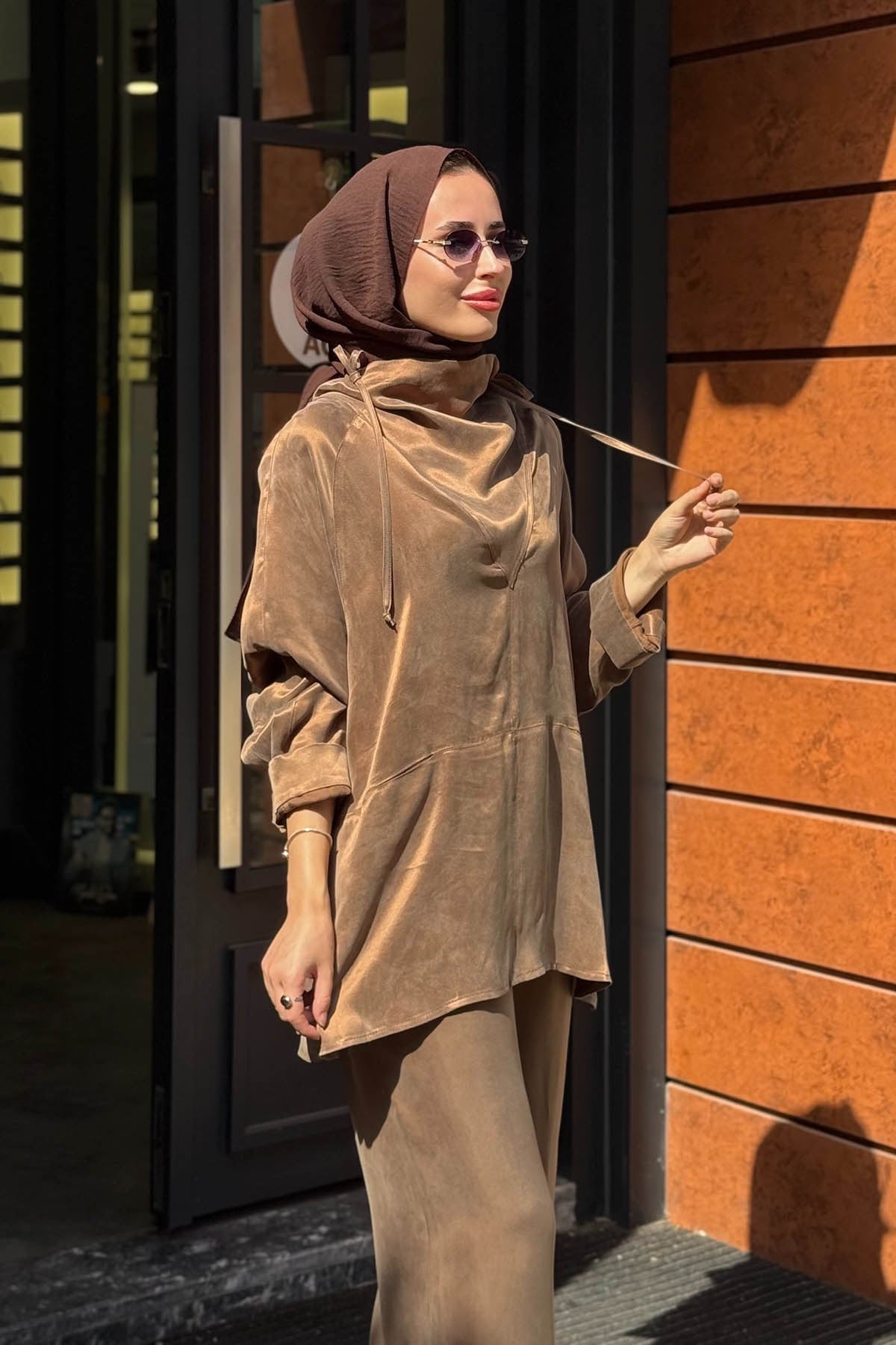 QOOQ Pantolonlu Takım 27FW227T Haki