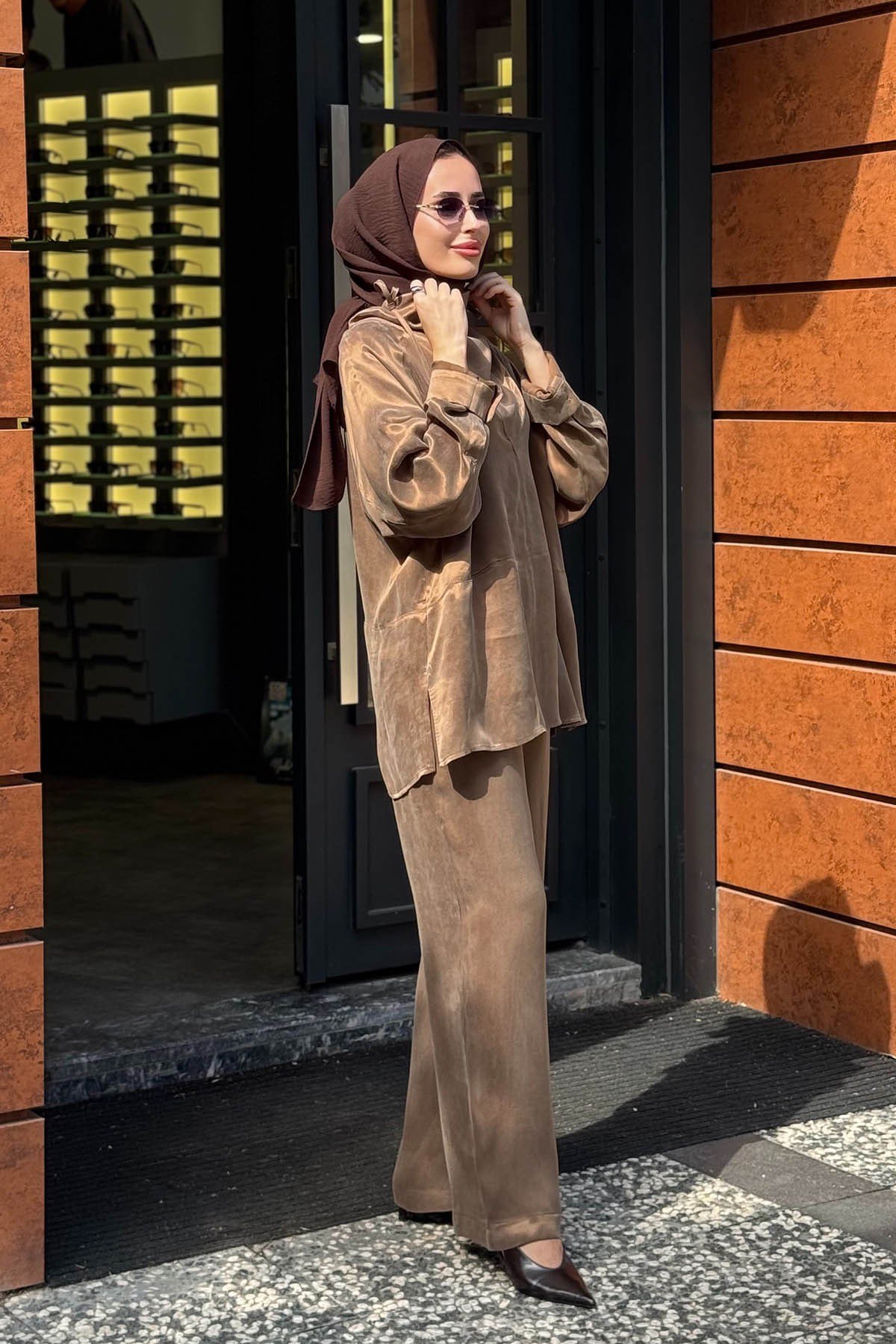QOOQ Pantolonlu Takım 27FW227T Haki