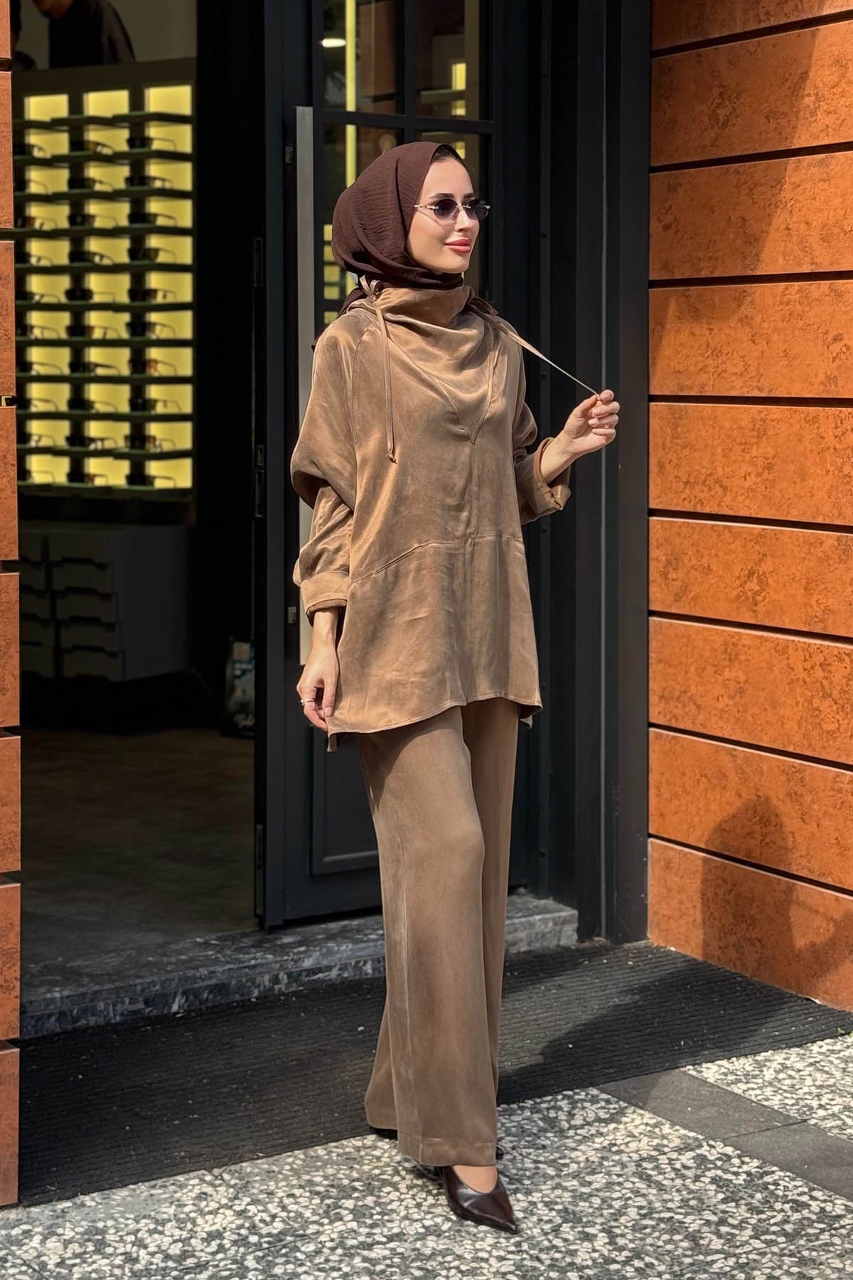 QOOQ Pantolonlu Takım 27FW227T Haki