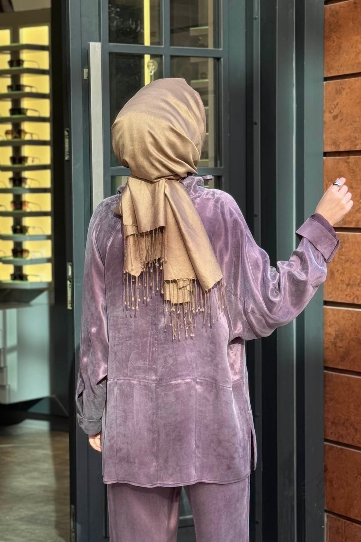 QOOQ Pantolonlu Takım 27FW227T Mor