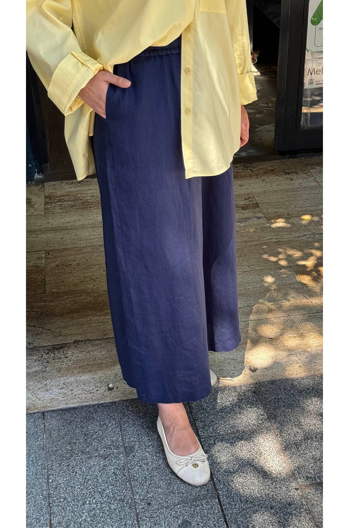 QOOQ Sofy Pantolon 26SS329 Lacivert