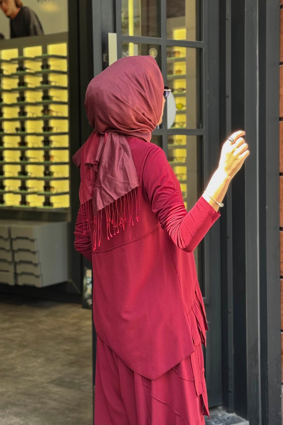 Redshow Şalvar Takım 27962 Bordo