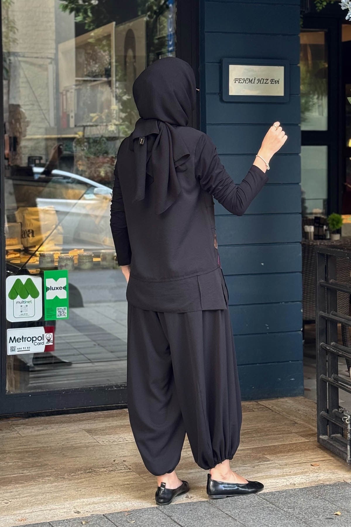 Redshow Şalvarlı Takım 27775 Siyah
