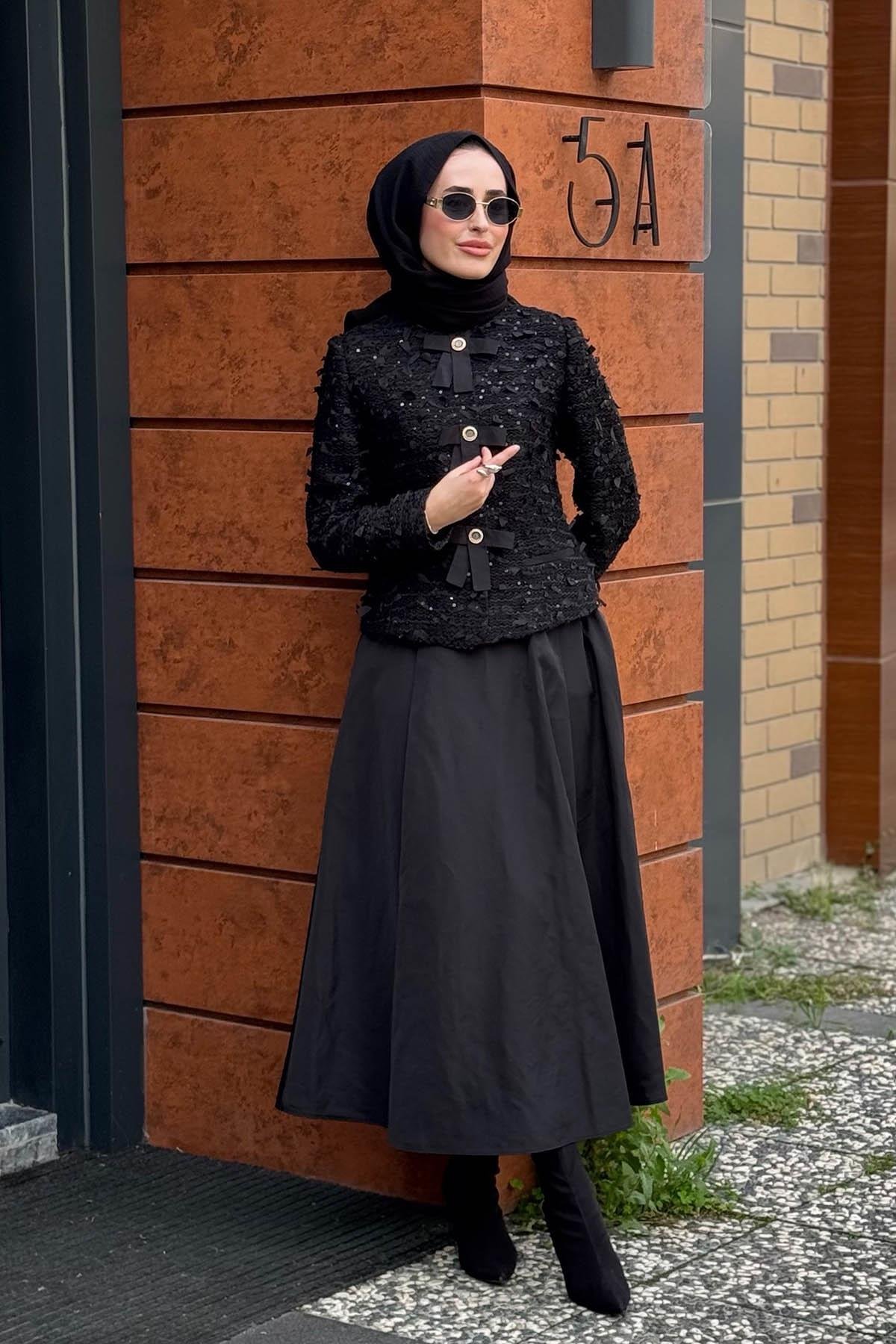 SCL Ceket 10002521111008 Siyah