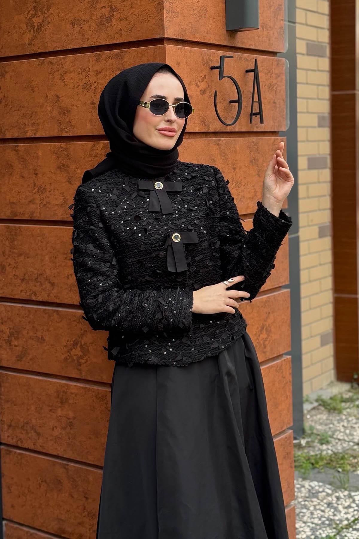 SCL Ceket 10002521111008 Siyah