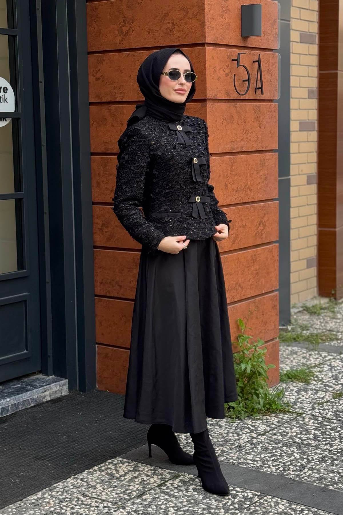 SCL Ceket 10002521111008 Siyah