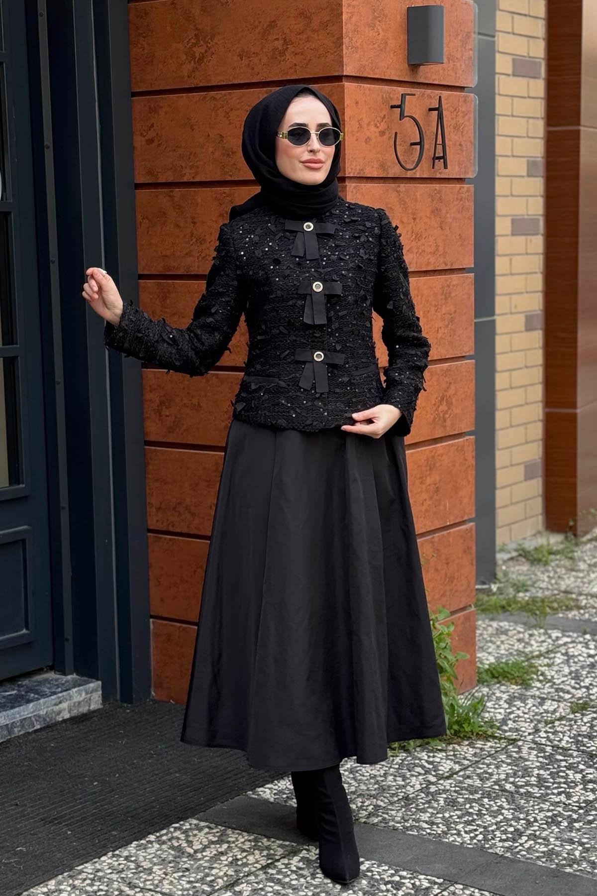 SCL Ceket 10002521111008 Siyah