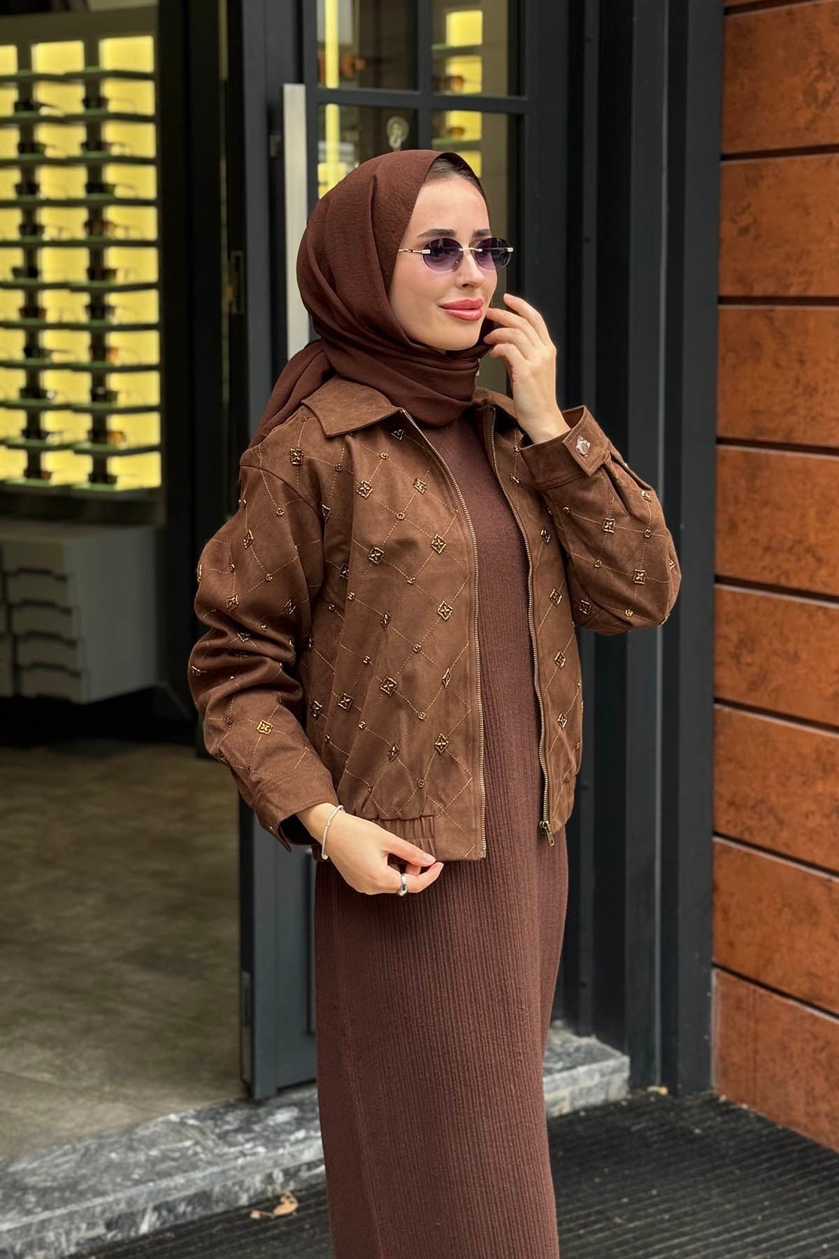 SCL Ceket 10002621111007 Kahverengi