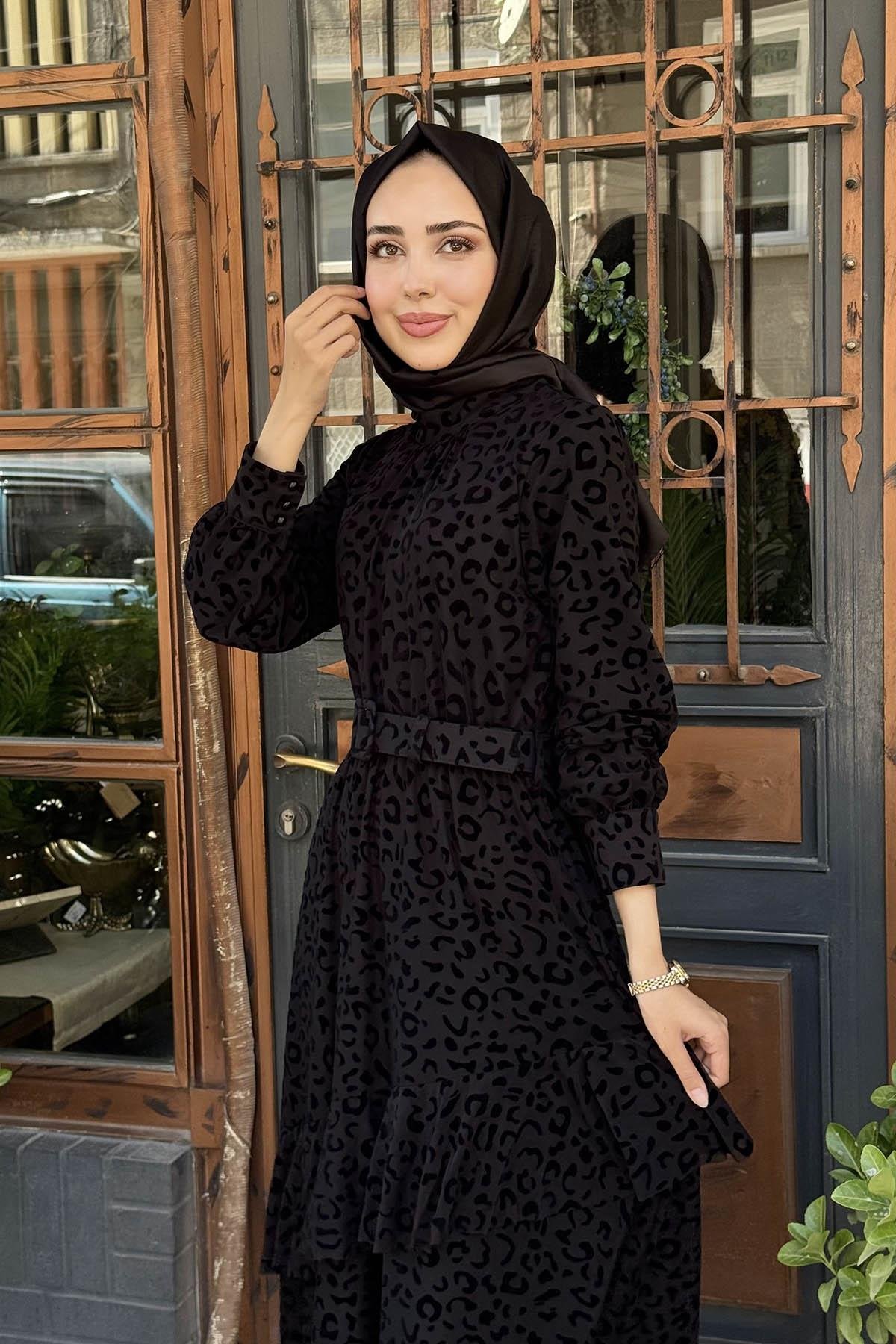 SCL Elbise 10002521311009 Siyah