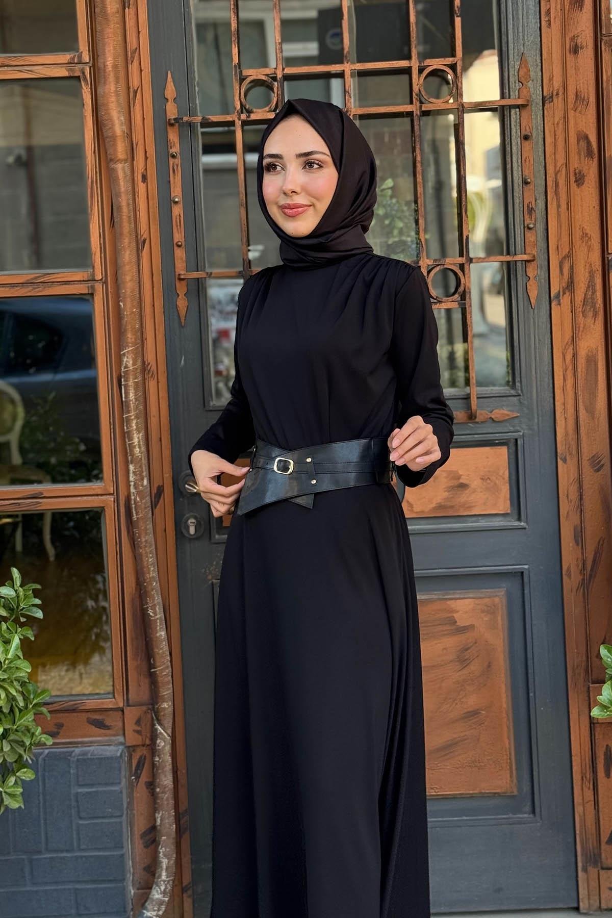 SCL Elbise 10002521311011 Siyah