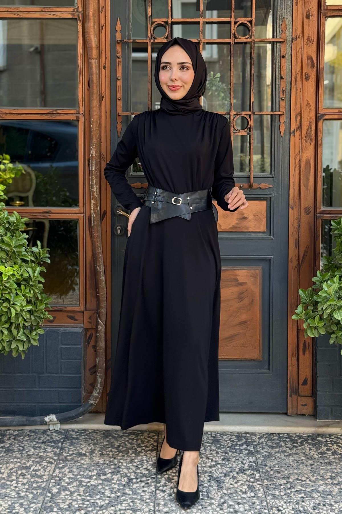 SCL Elbise 10002521311011 Siyah