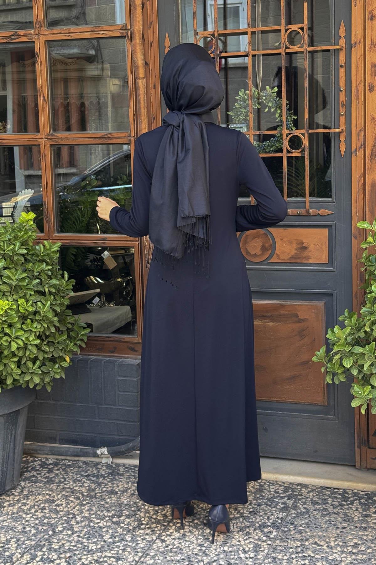 SCL Elbise 10002521311022 Lacivert