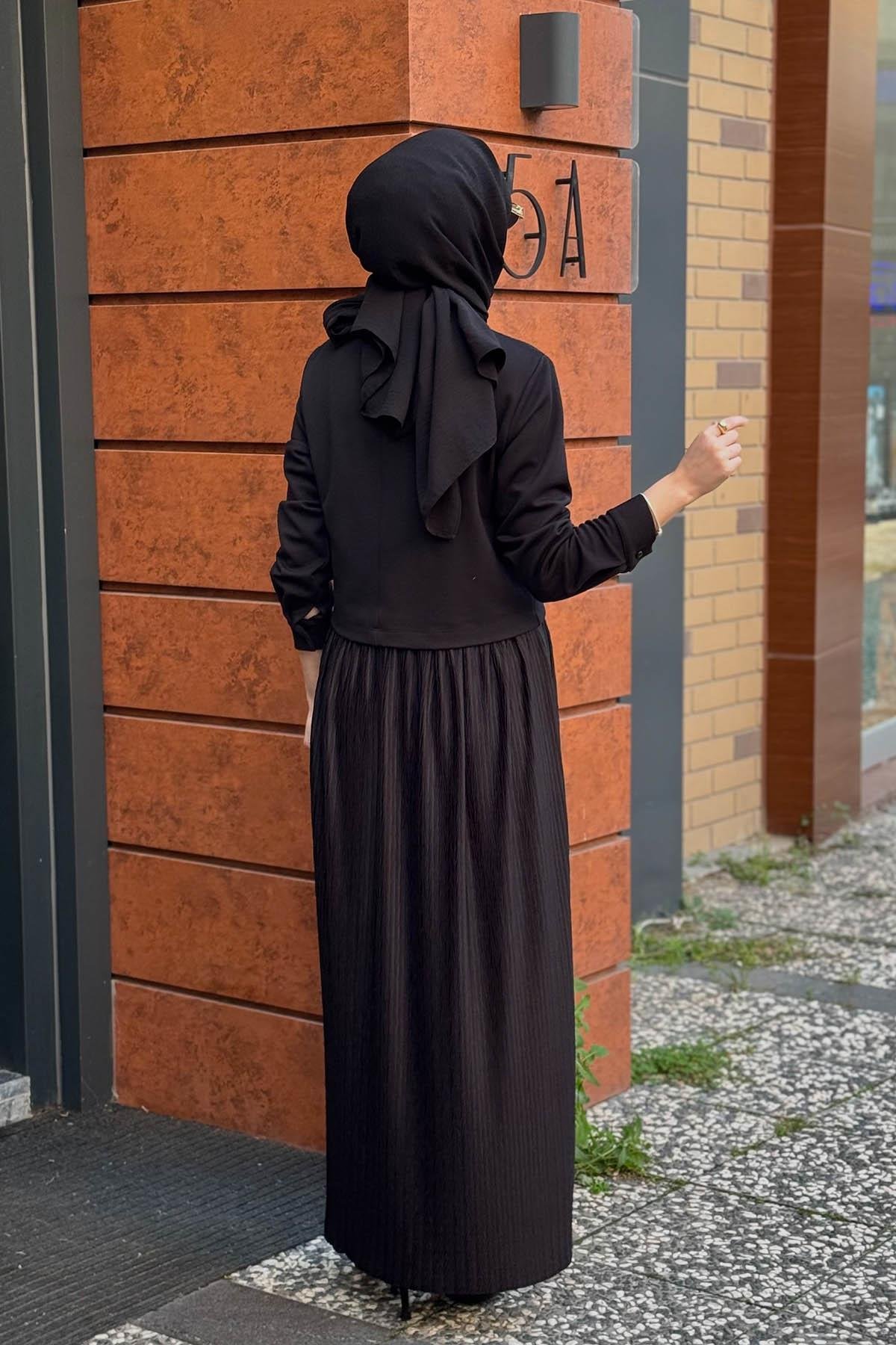 SCL Elbise 10002521311025 Siyah