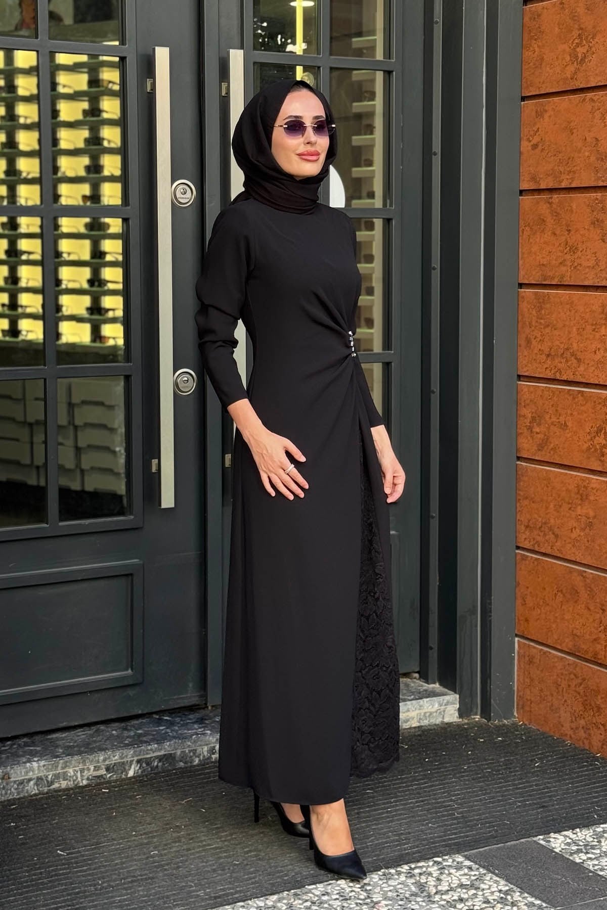 SCL Elbise 10002621311005 Siyah