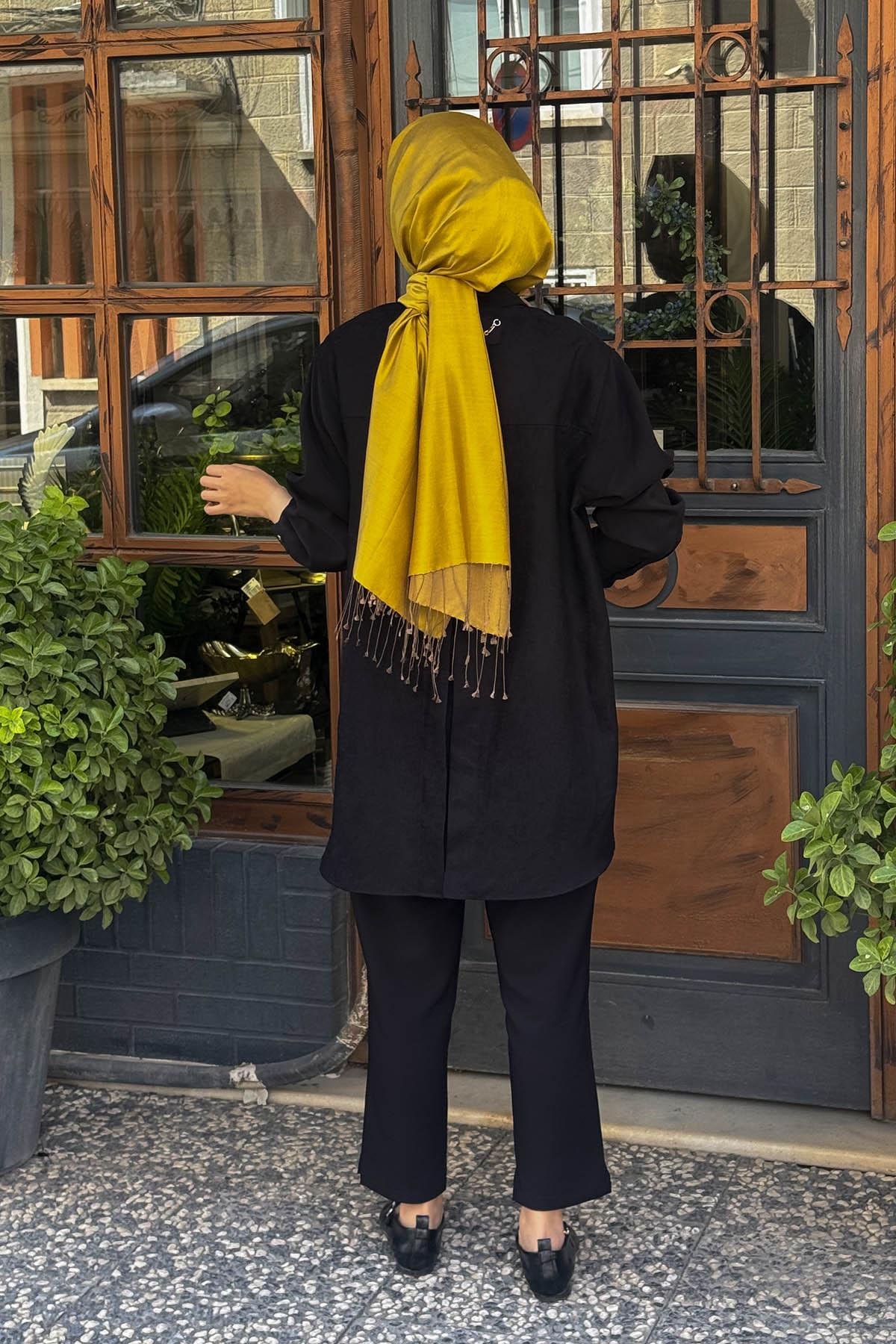 SCL Gömlek 10002521511009 Siyah