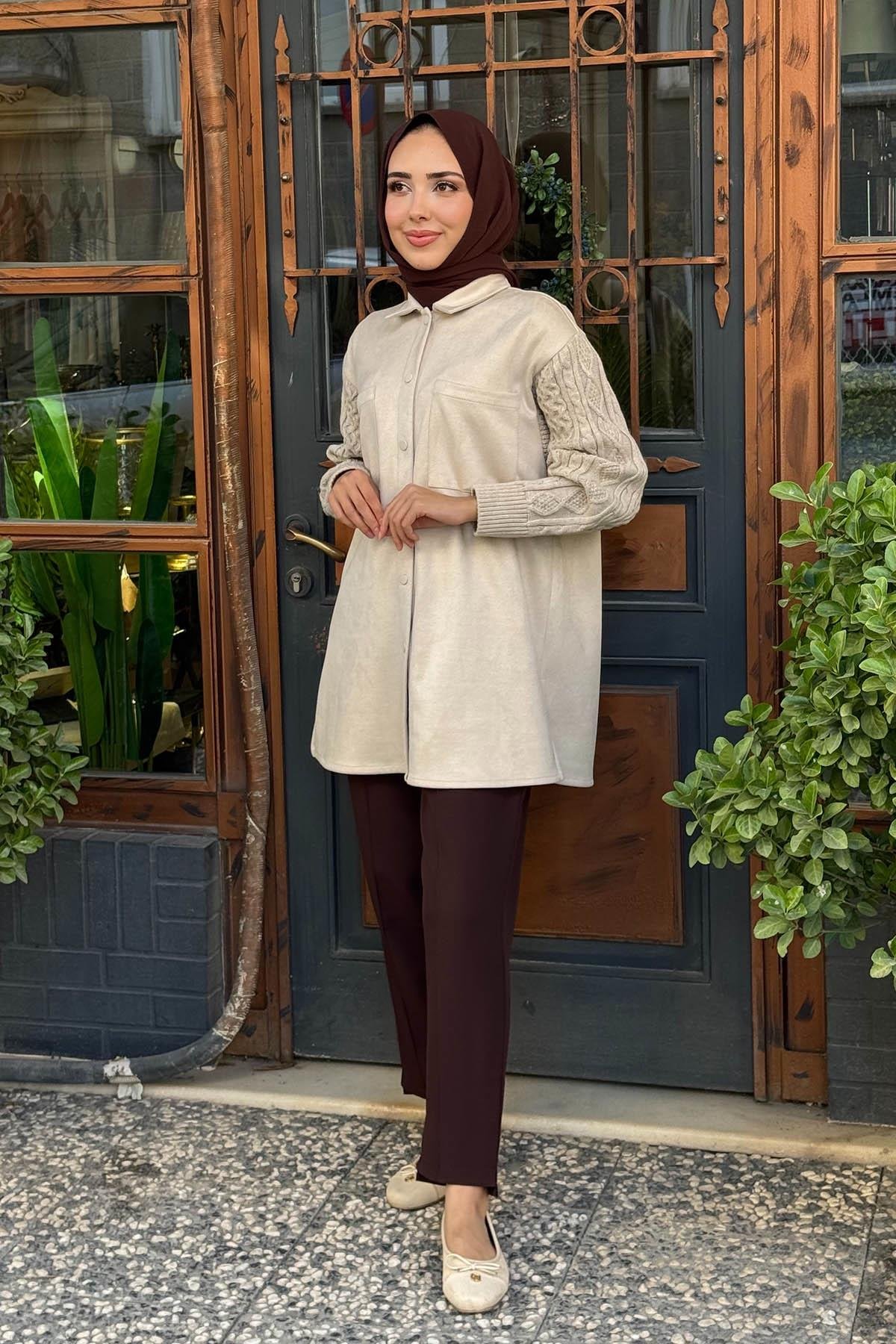 SCL Gömlek 10002521511012 Bej