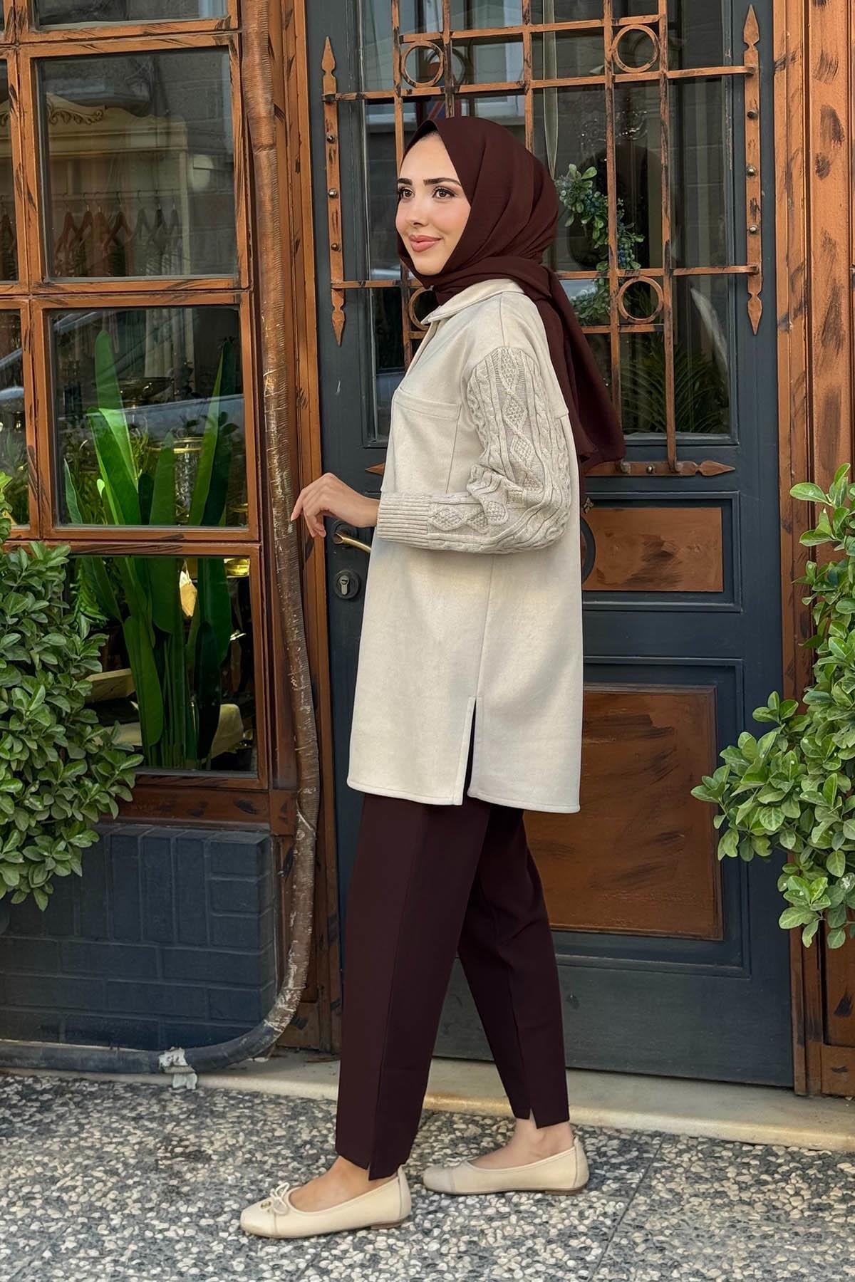 SCL Gömlek 10002521511012 Bej