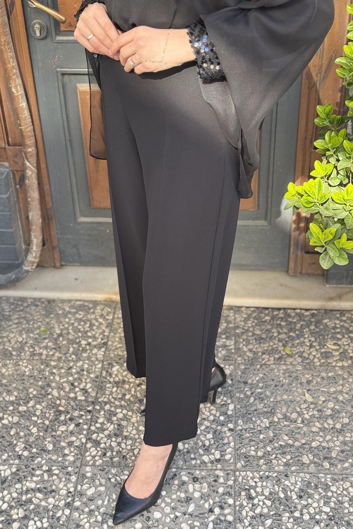 SCL Pantolon 10002511011035 Siyah