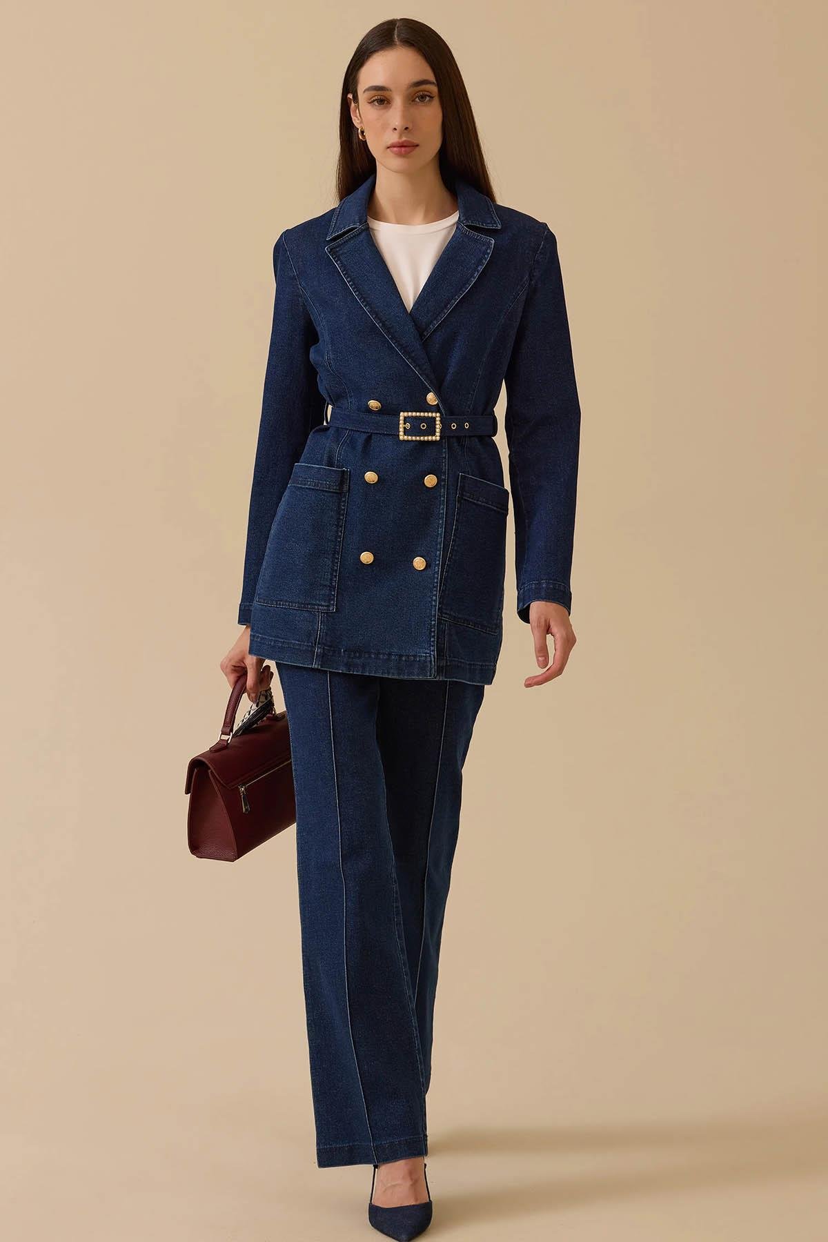 SCL Pantolon 10002522211003 Lacivert