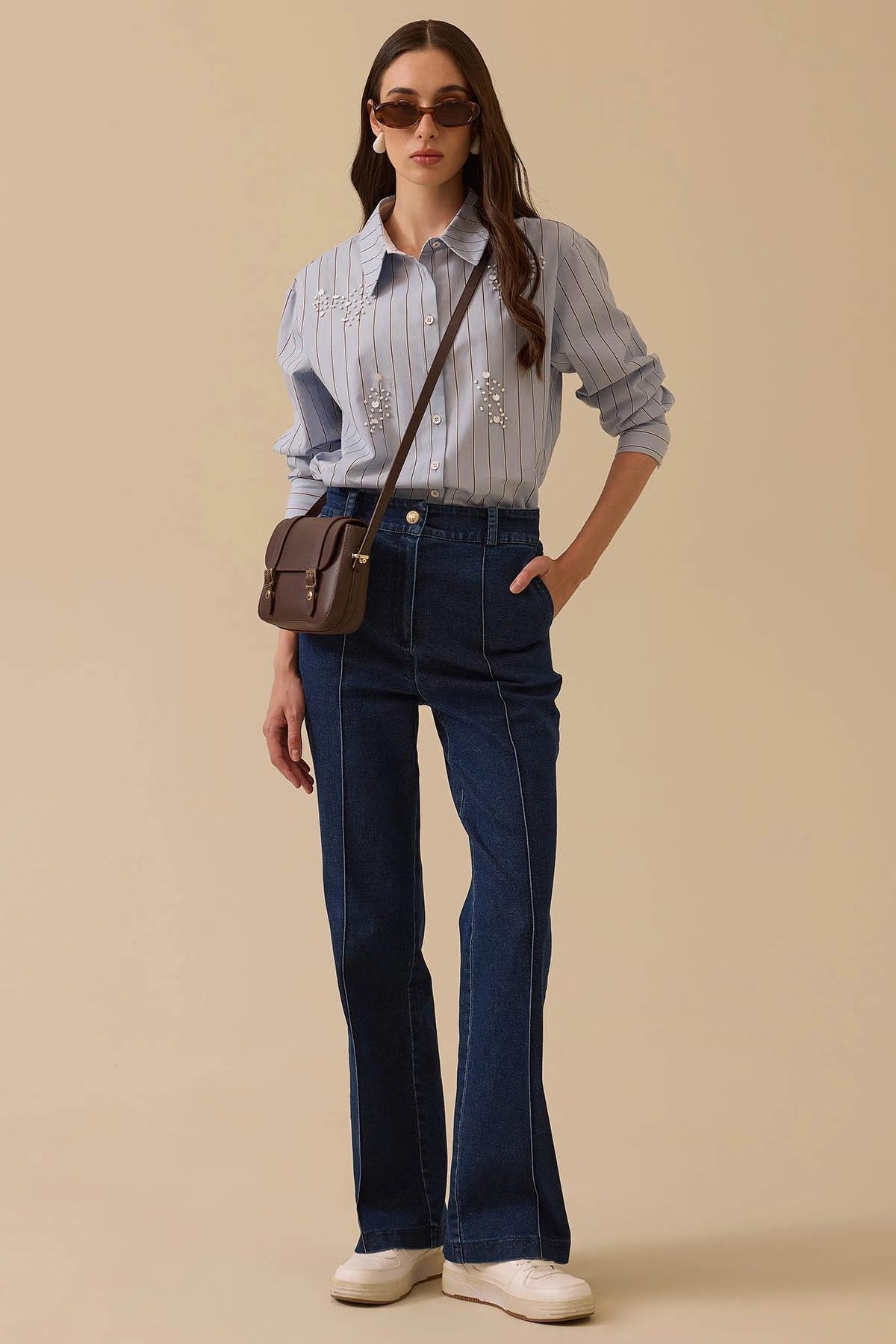 SCL Pantolon 10002522211003 Lacivert