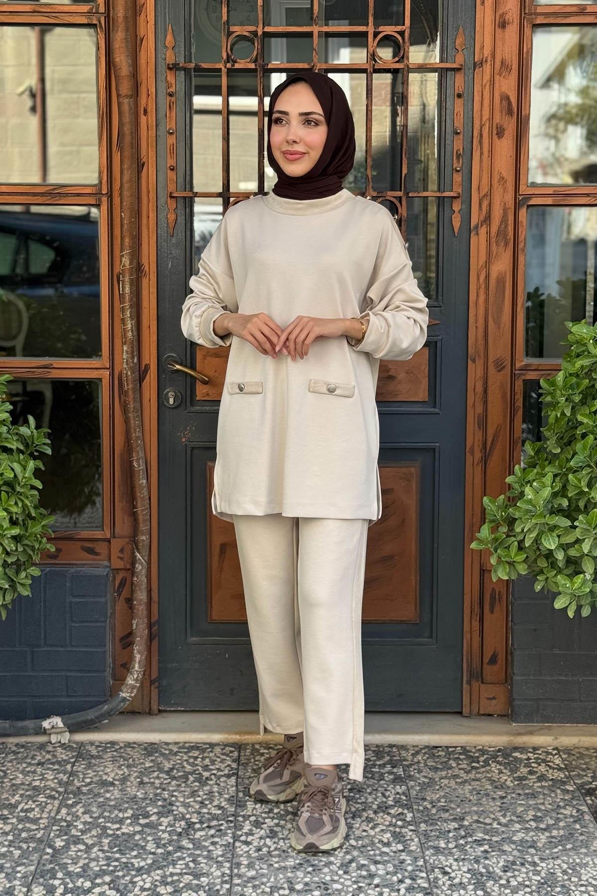 SCL Pantolonlu Takım 10002522311003 Bej