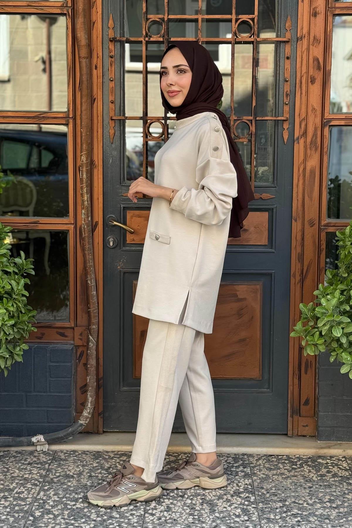 SCL Pantolonlu Takım 10002522311003 Bej