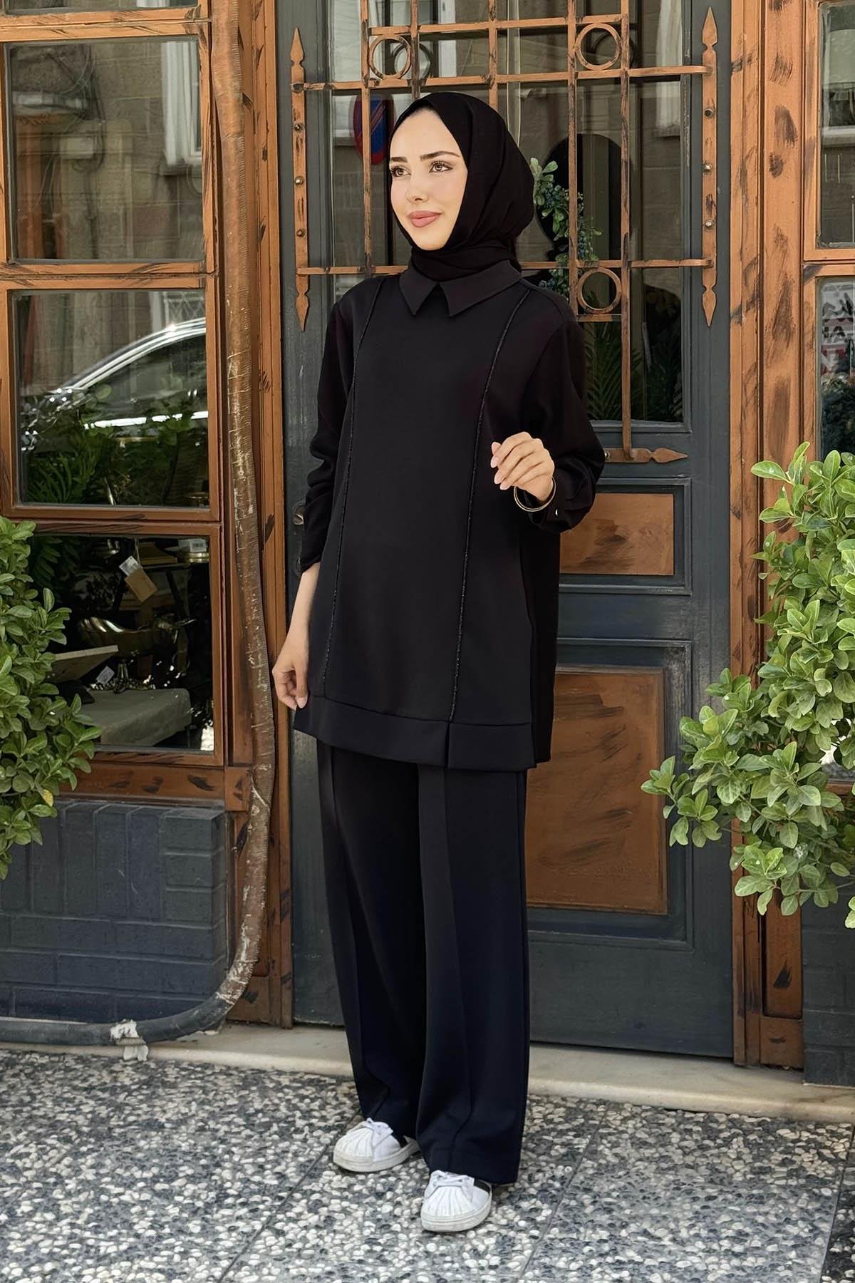 SCL Pantolonlu Takım 10002522311013 Siyah