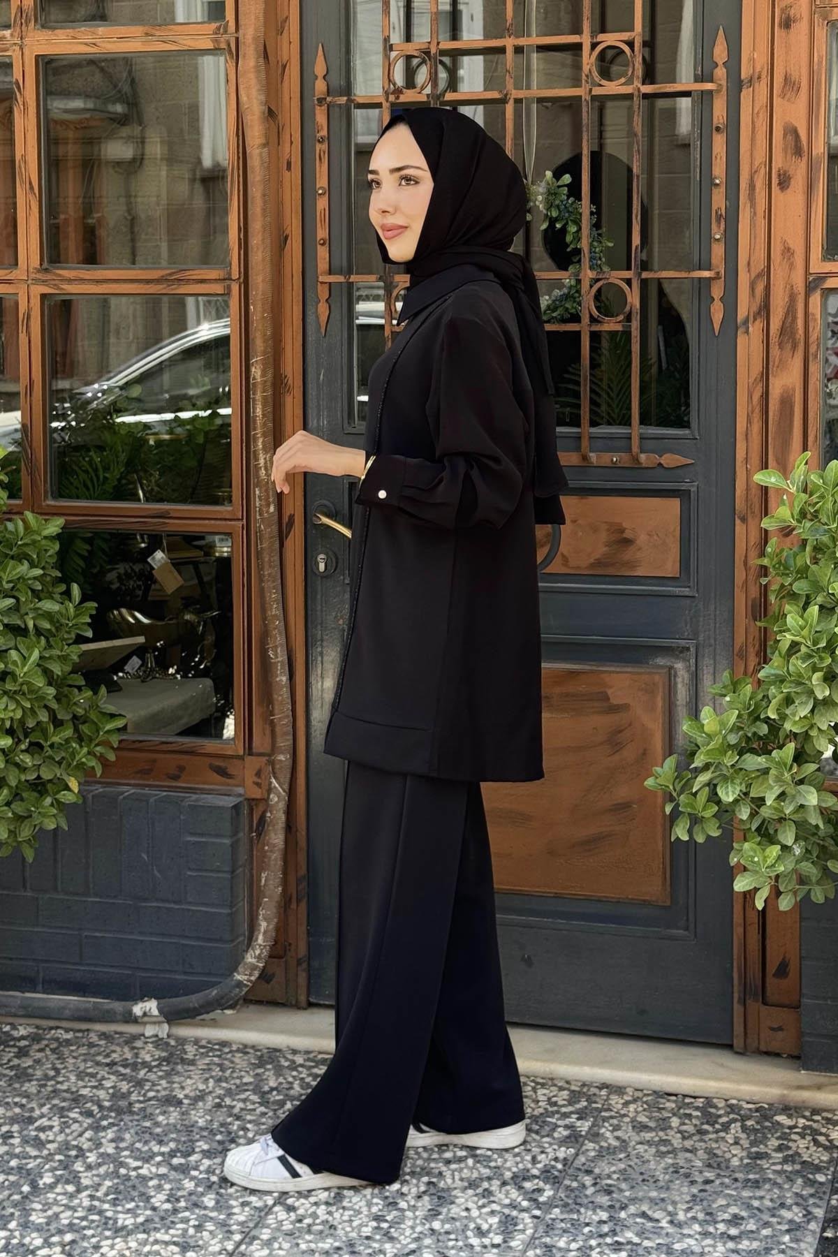 SCL Pantolonlu Takım 10002522311013 Siyah