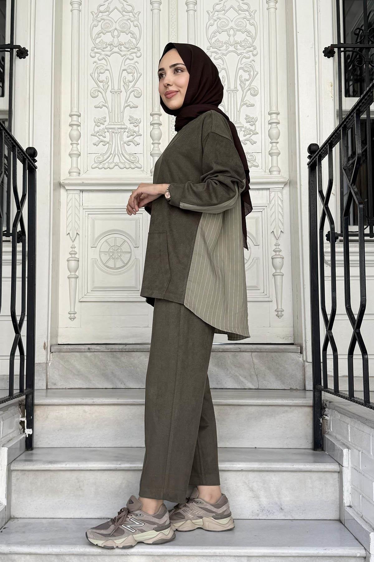 SCL Pantolonlu Takım 10002522311015 Haki