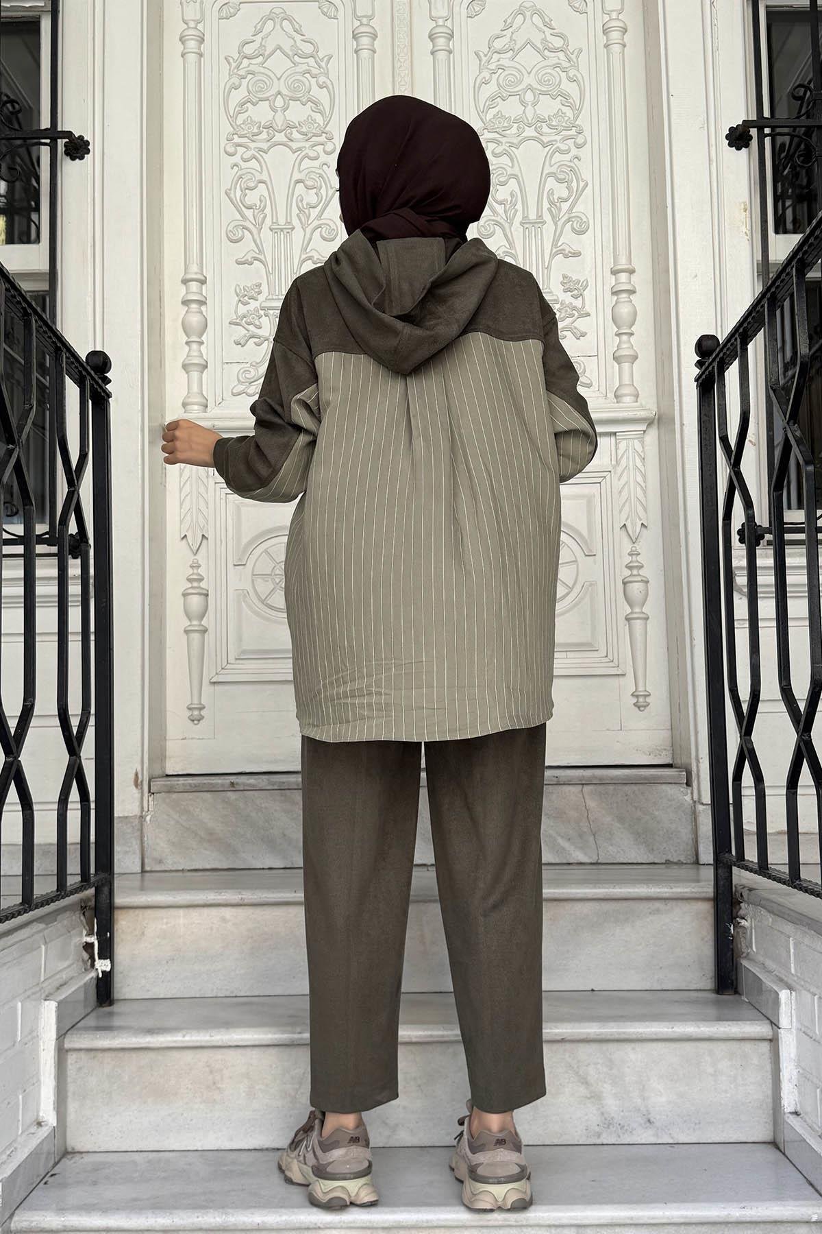 SCL Pantolonlu Takım 10002522311015 Haki