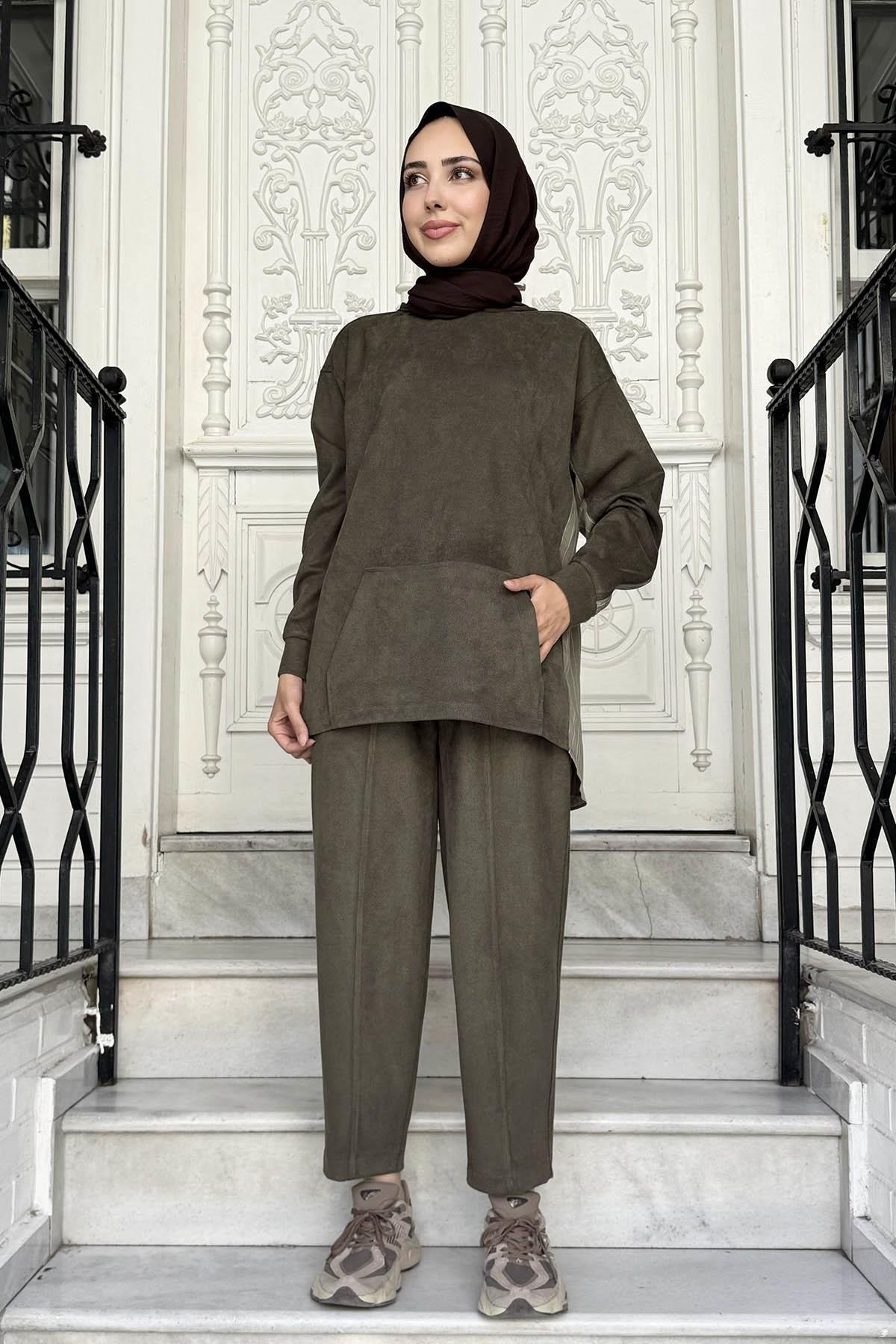 SCL Pantolonlu Takım 10002522311015 Haki