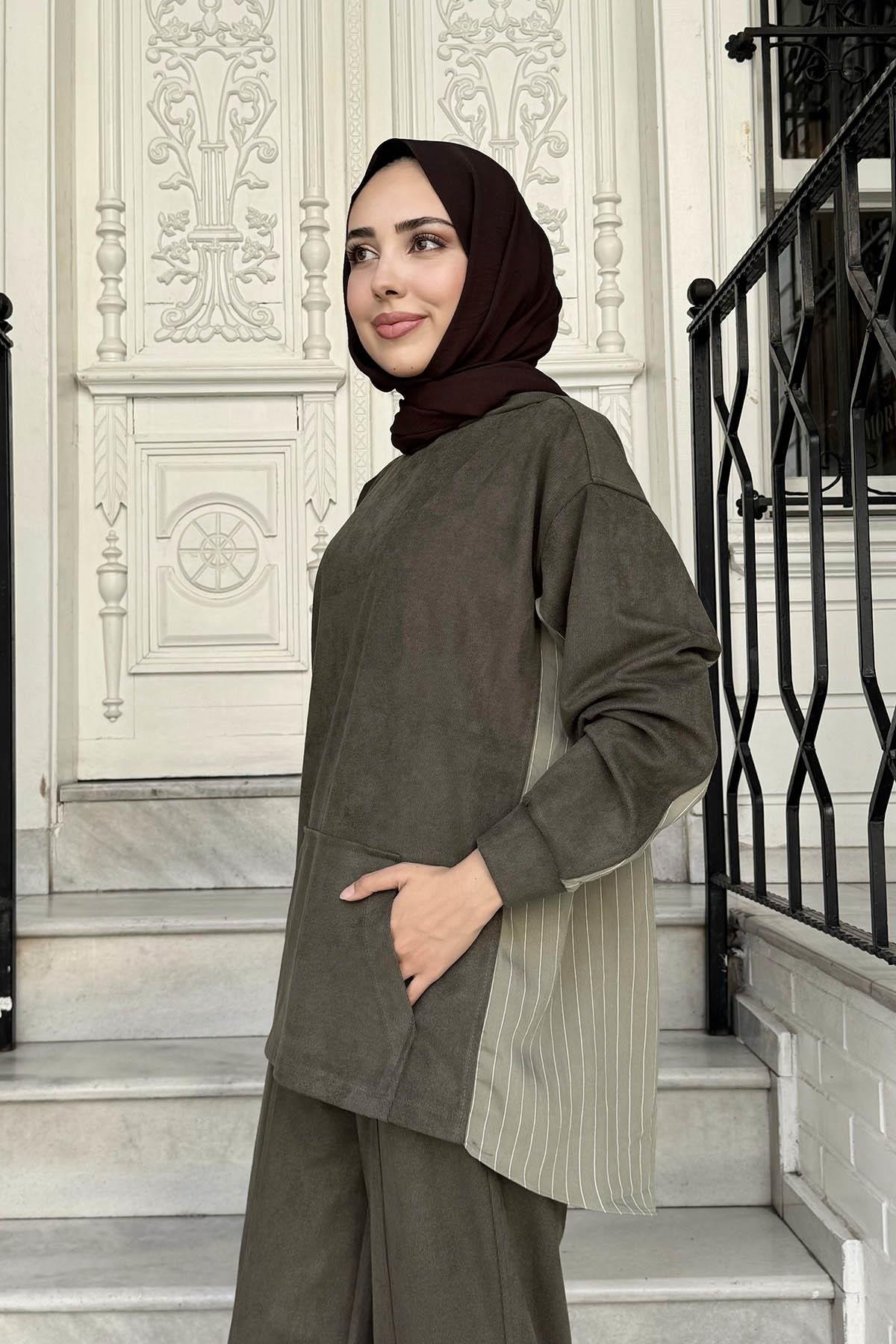 SCL Pantolonlu Takım 10002522311015 Haki