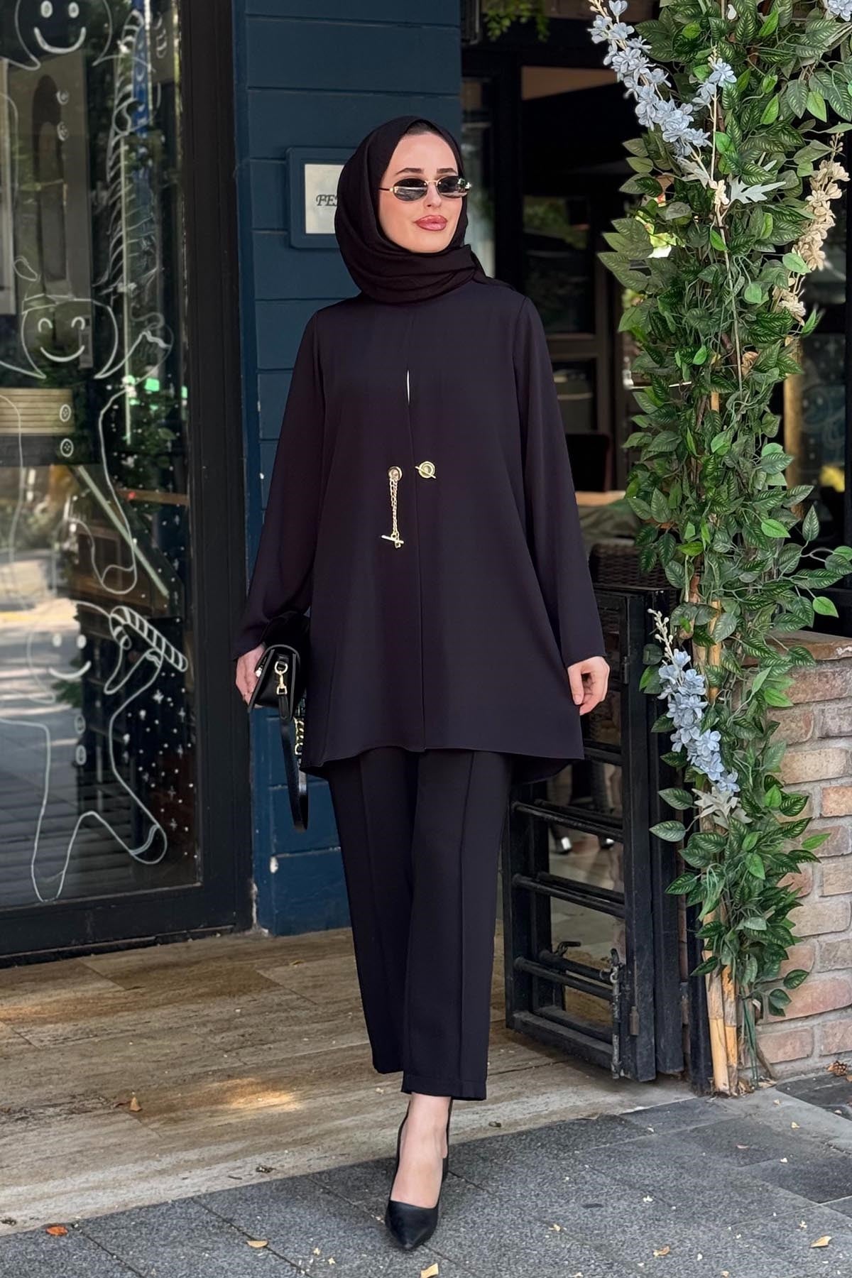 SCL Pantolonlu Takım 10002611211033T Siyah