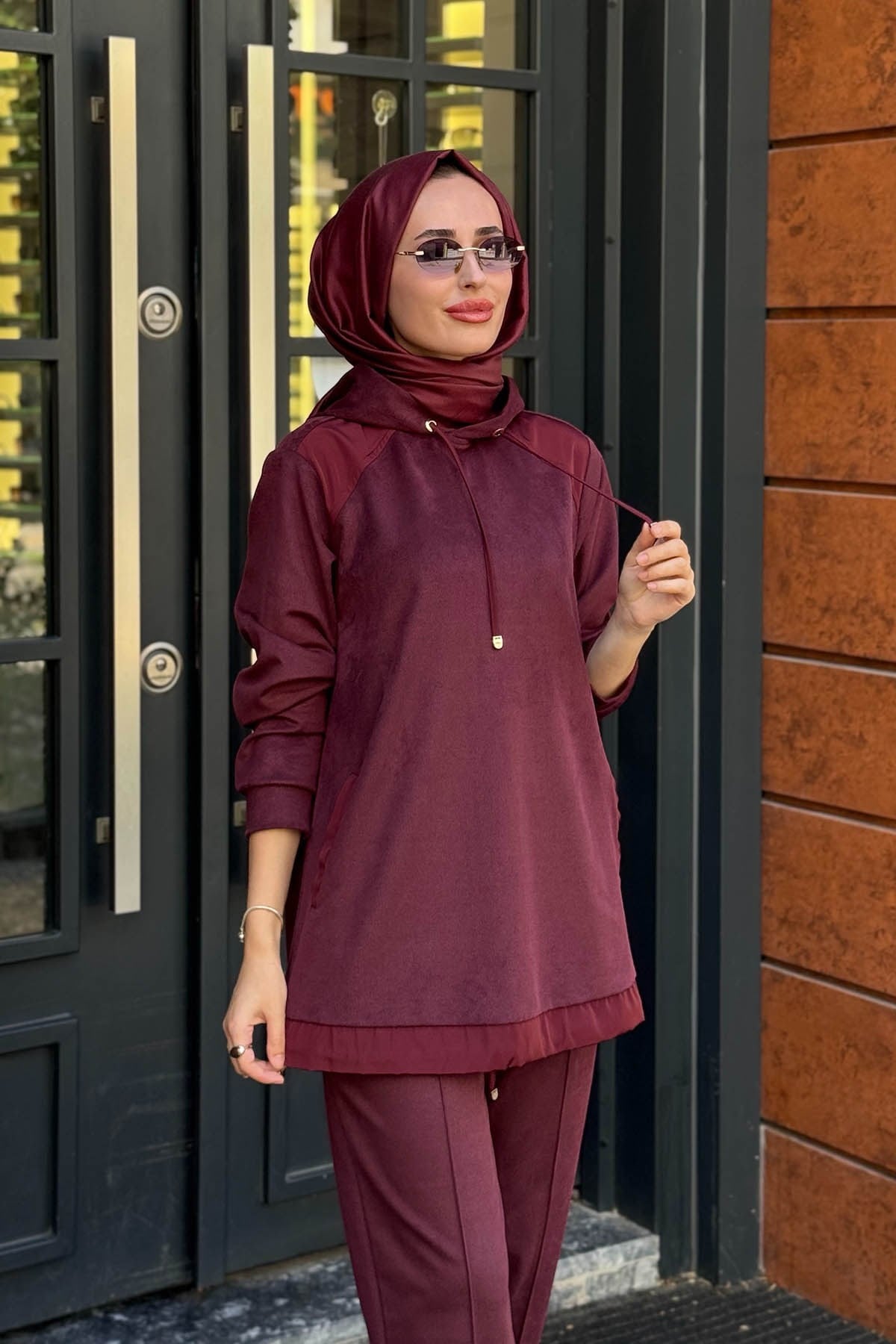 SCL Pantolonlu Takım 10002622311007T Bordo