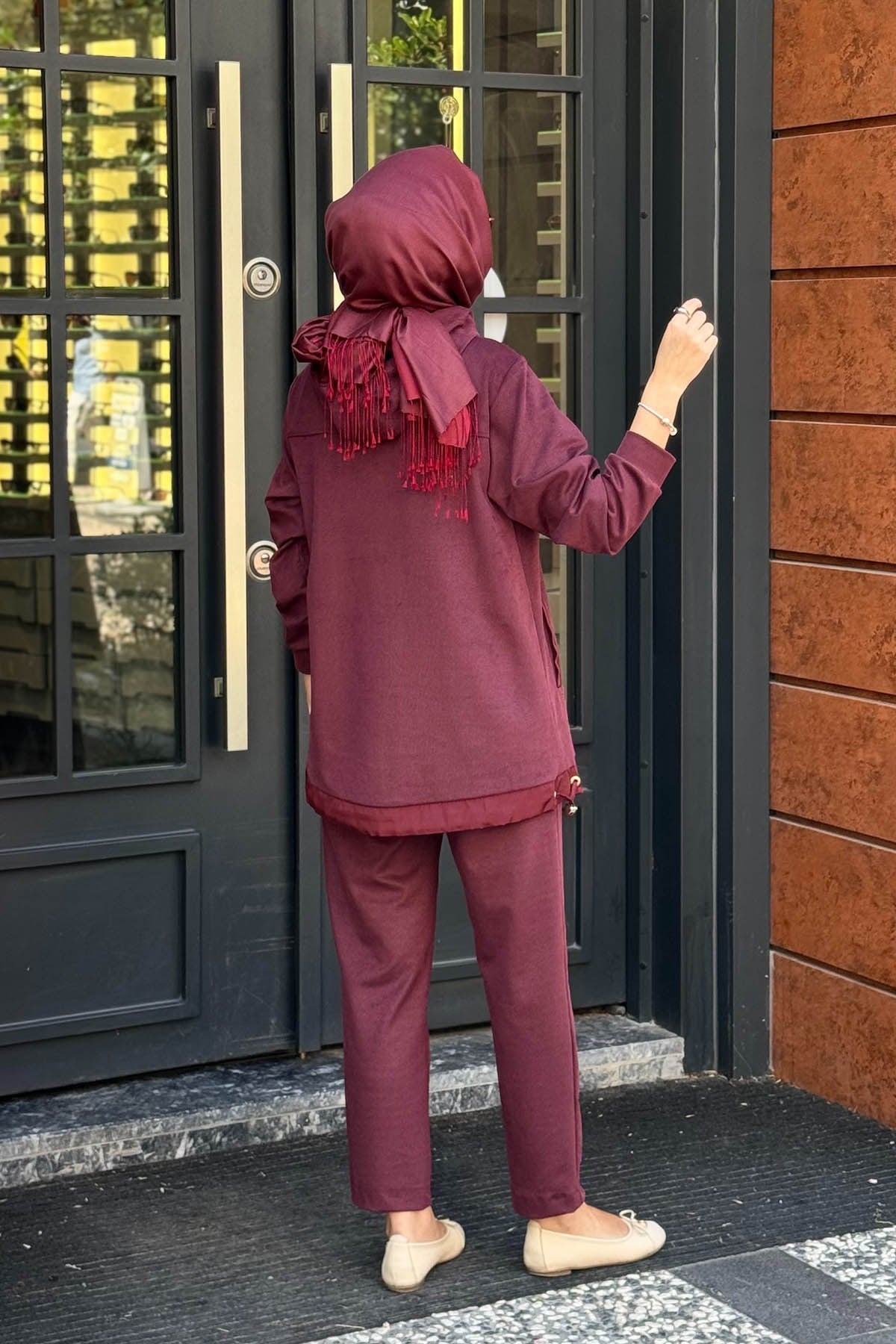 SCL Pantolonlu Takım 10002622311007T Bordo