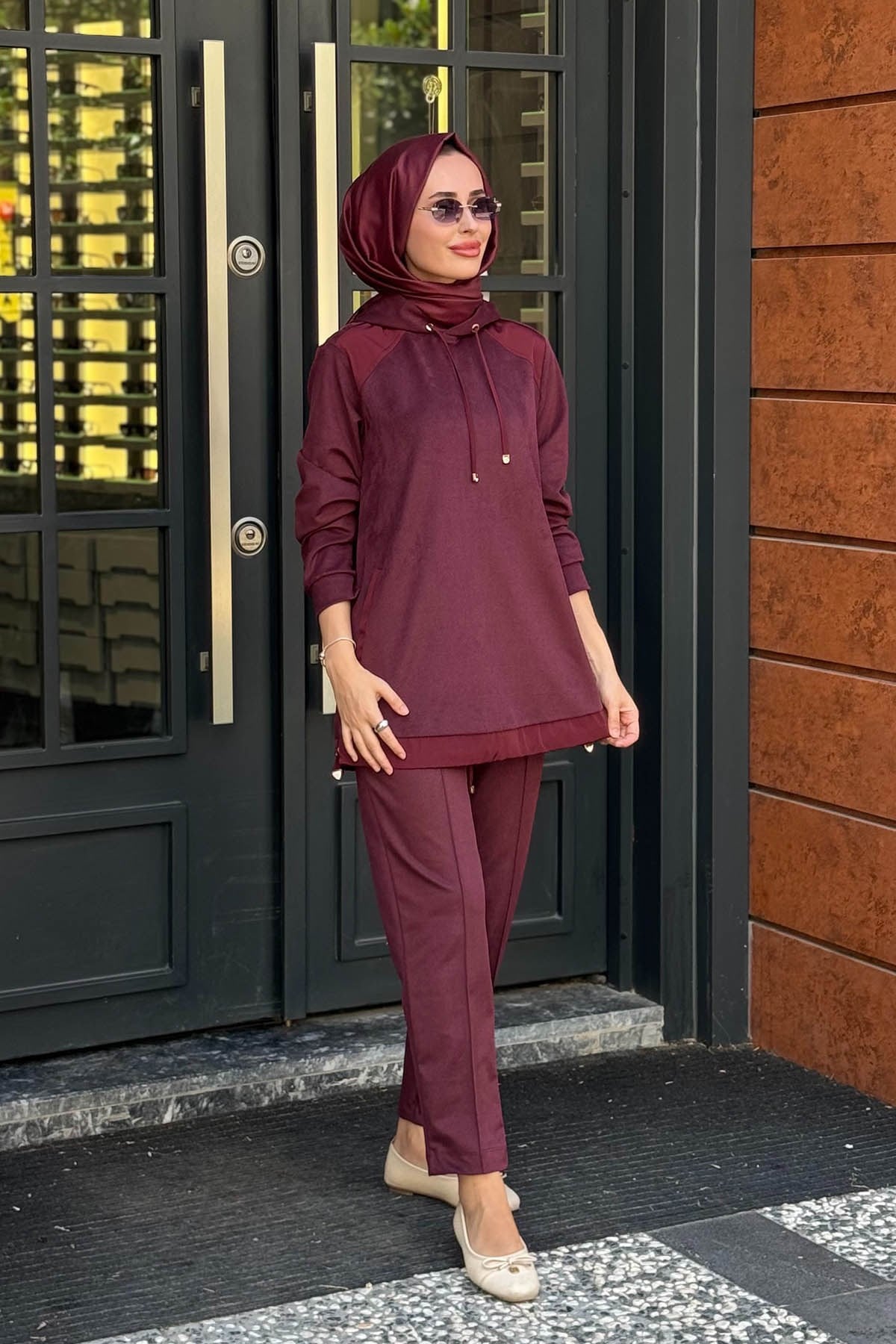 SCL Pantolonlu Takım 10002622311007T Bordo