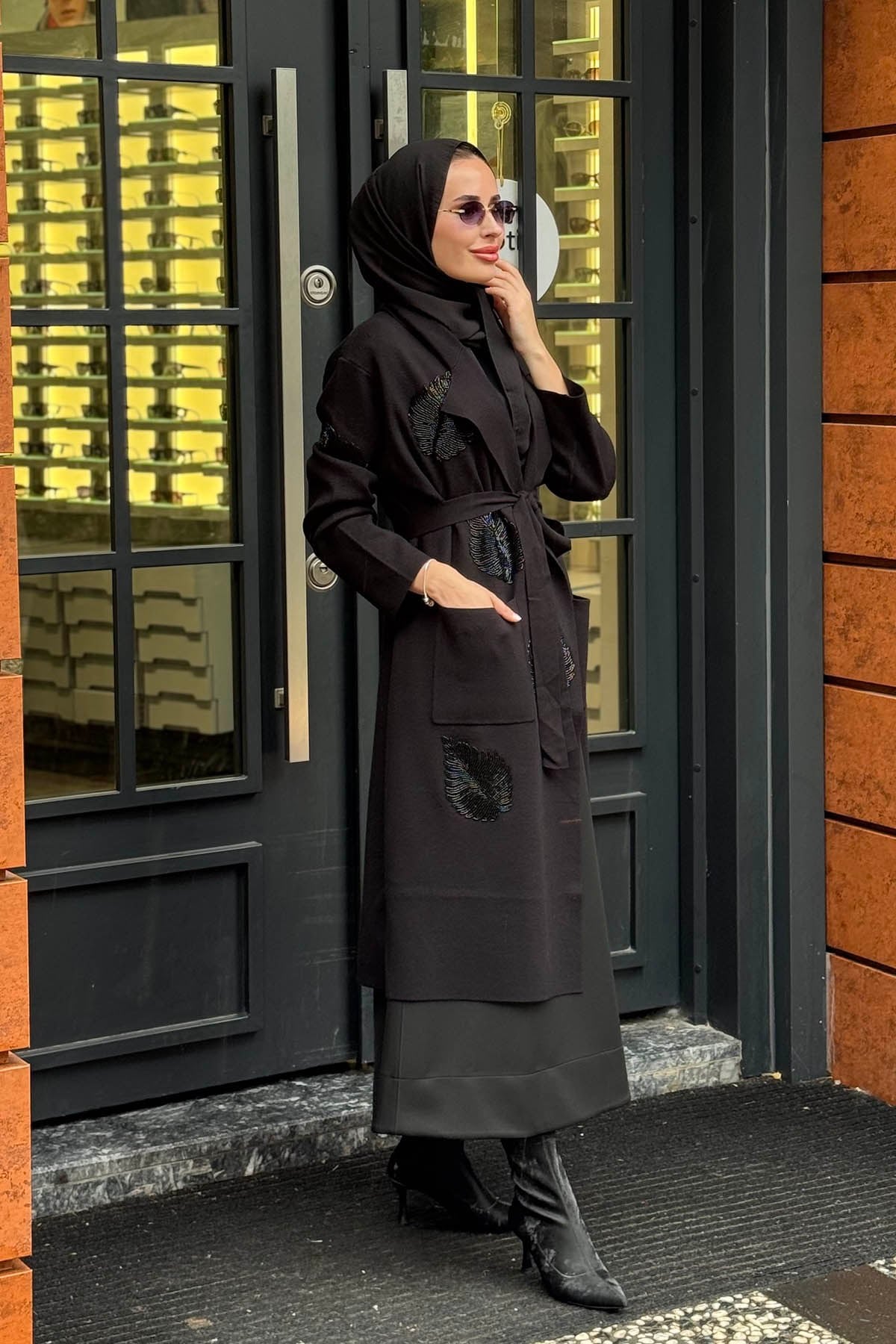 SCL Triko Hırka 10002621711022 Siyah