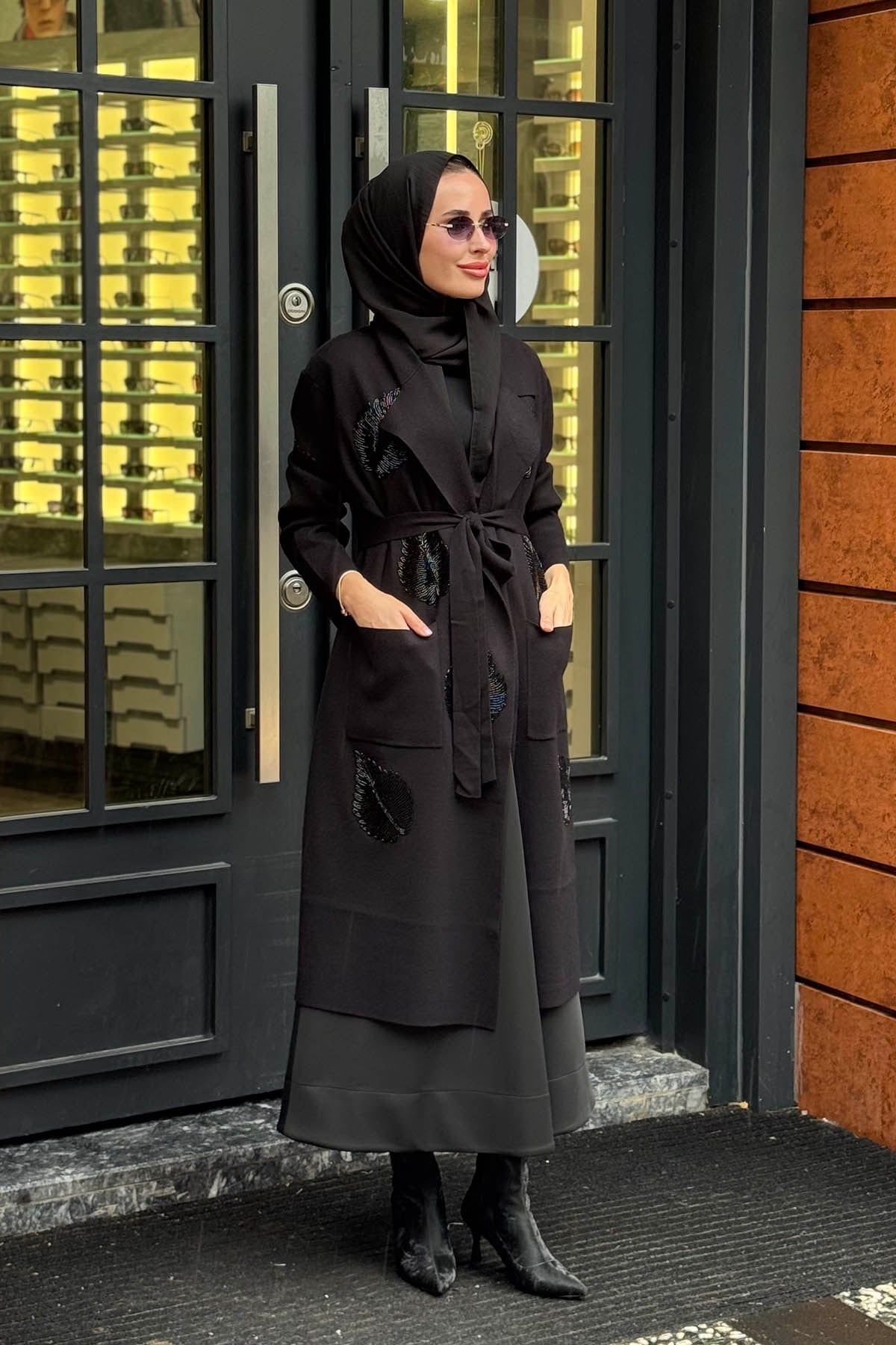 SCL Triko Hırka 10002621711022 Siyah